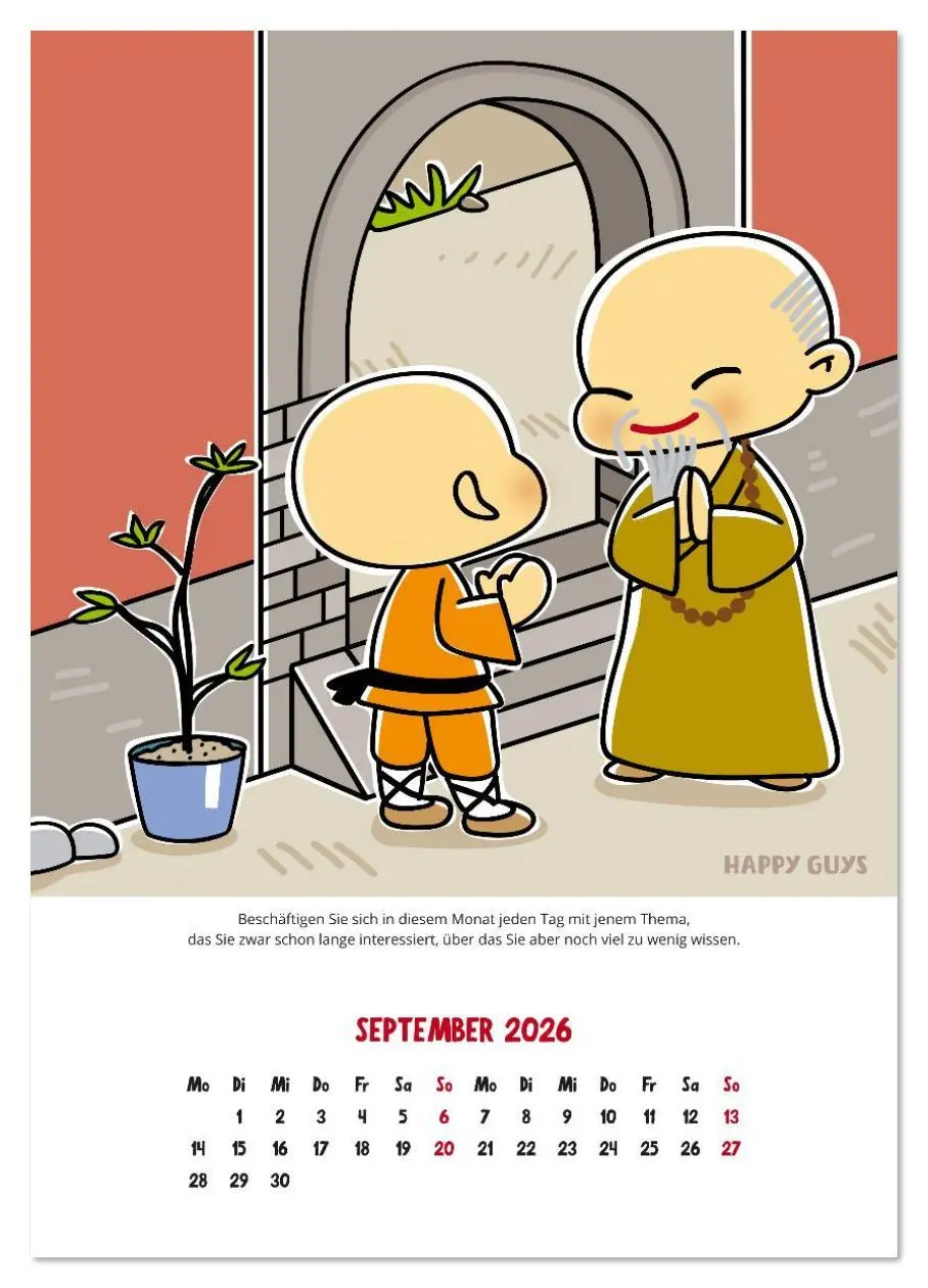 Bild: 9783516638288 | Happiness 2026 (Wandkalender 2026 DIN A4 hoch), CALVENDO...