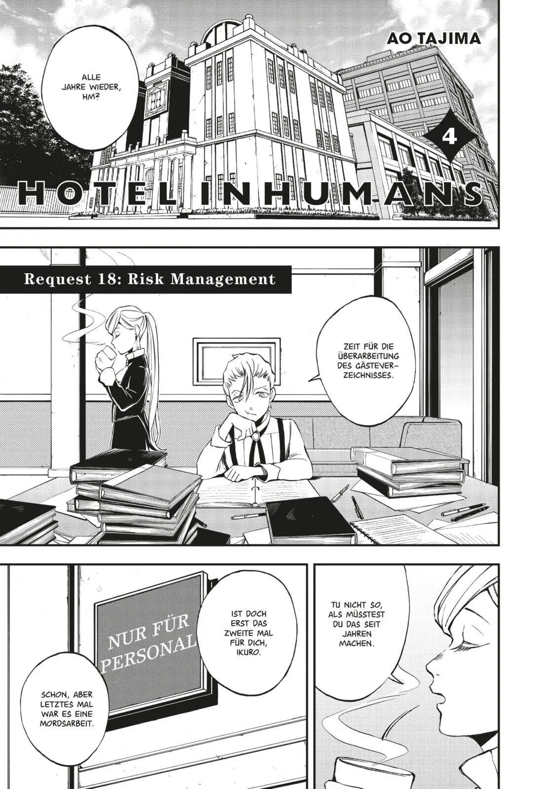 Bild: 9783551808288 | Hotel Inhumans 4 | Ao Tajima | Taschenbuch | Hotel Inhumans | 160 S.