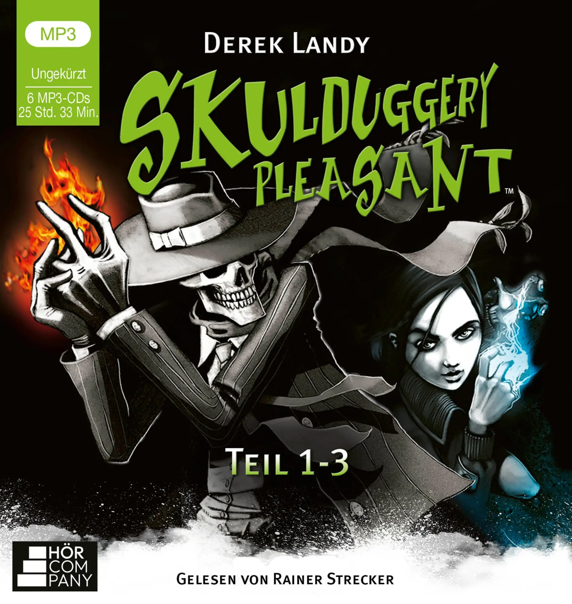 Cover: 9783785788288 | Skulduggery Pleasant - Teil 1-3 | Derek Landy | MP3 | 6 Audio-CDs