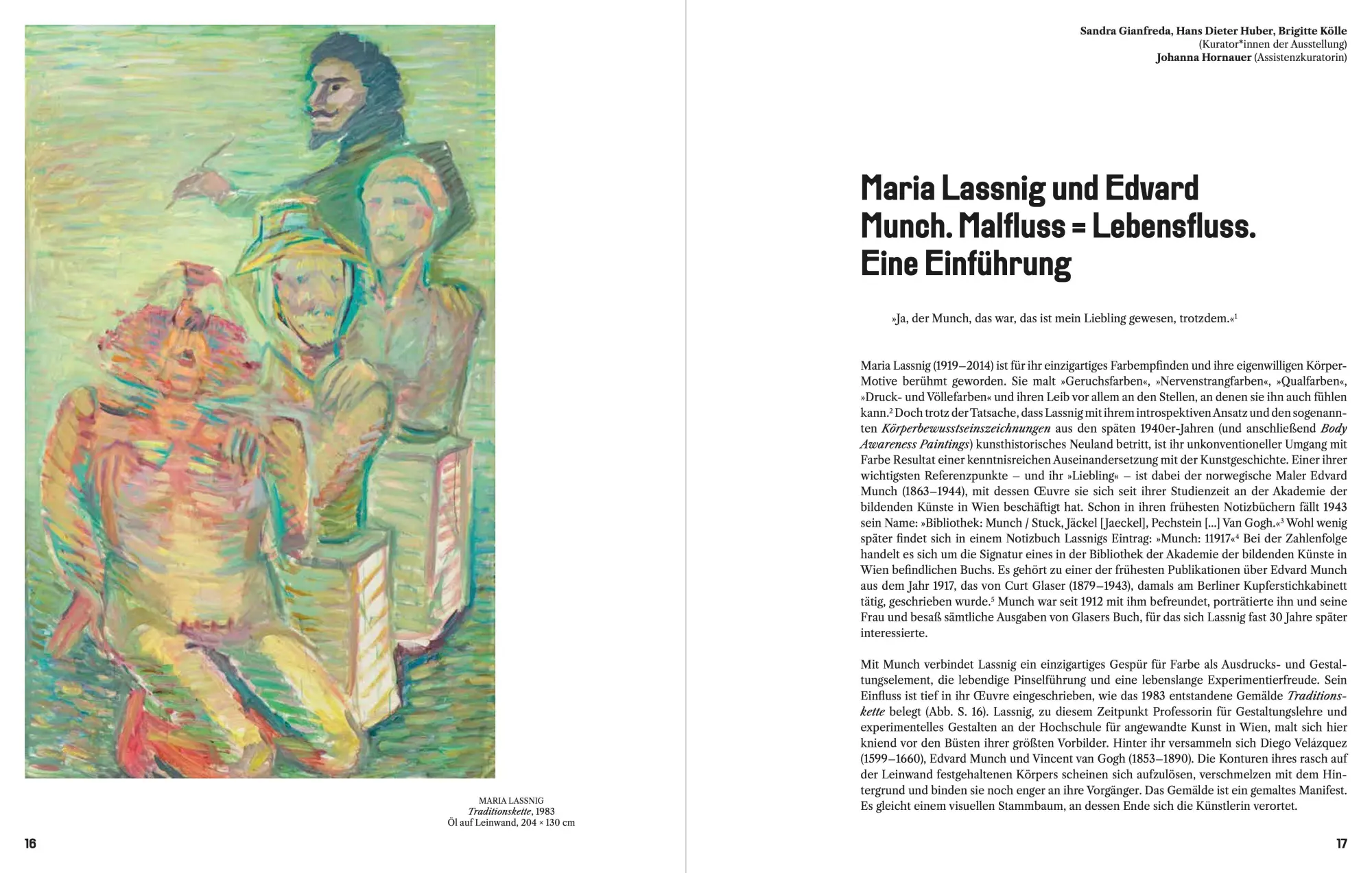 Bild: 9783954768288 | Malfluss = Lebensfluss | Maria Lassnig und Edvard Munch | Buch | 2026