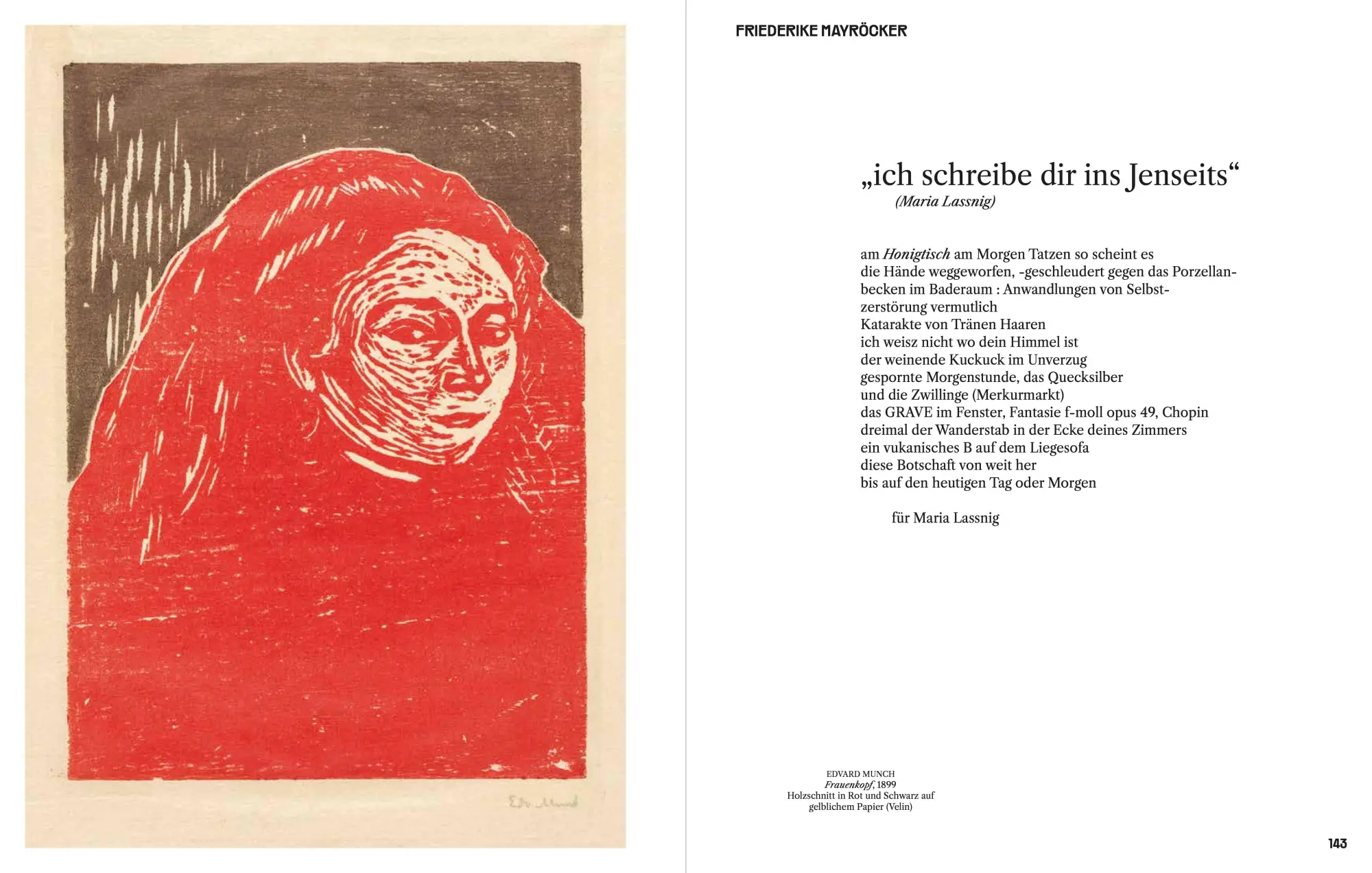 Bild: 9783954768288 | Malfluss = Lebensfluss | Maria Lassnig und Edvard Munch | Buch | 2026