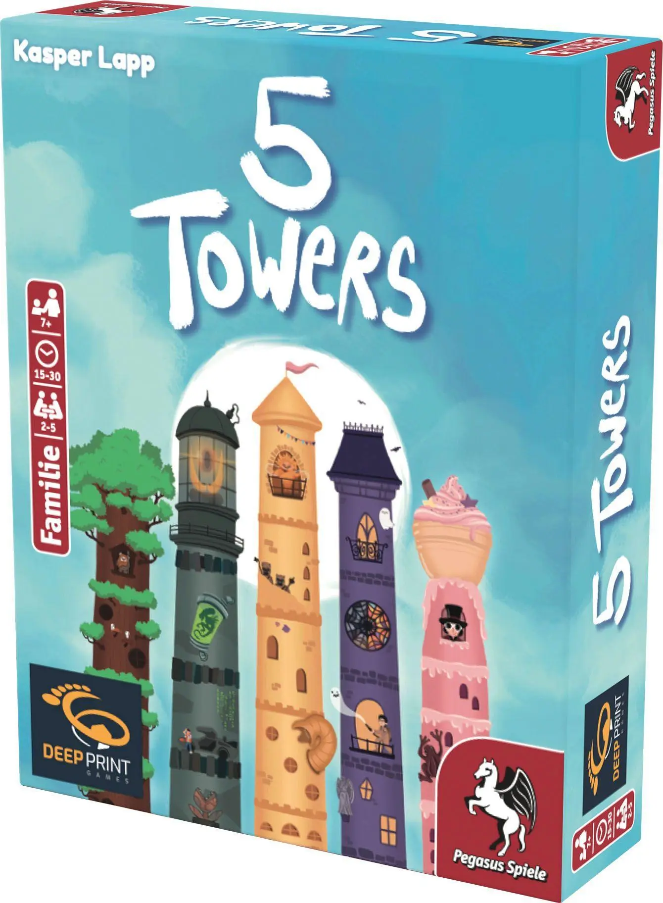 Bild: 4250231738388 | 5 Towers (Deep Print Games) | Spiel | 57814G | Deutsch | 2023