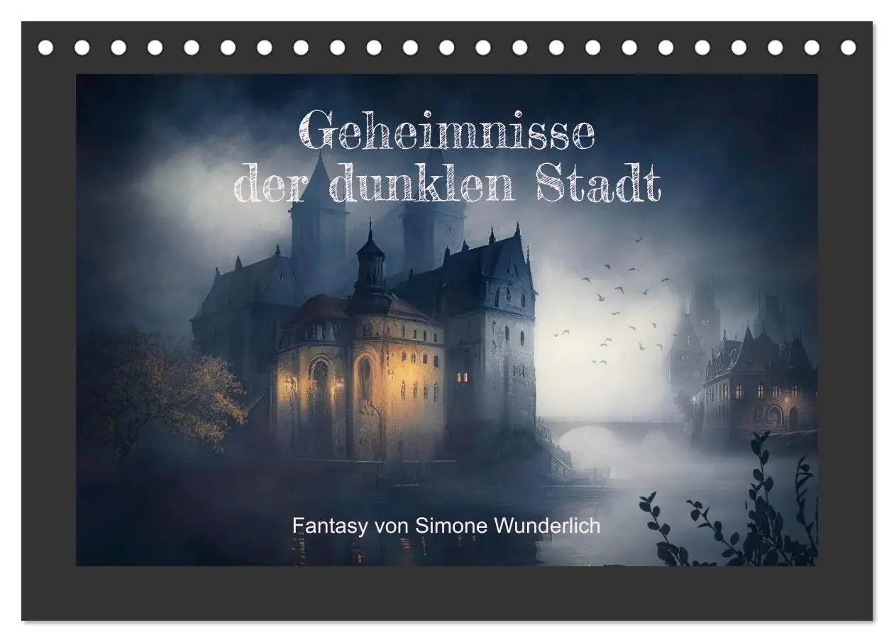 Cover: 9783457538388 | Geheimnisse der dunklen Stadt (Tischkalender 2026 DIN A5 quer),...