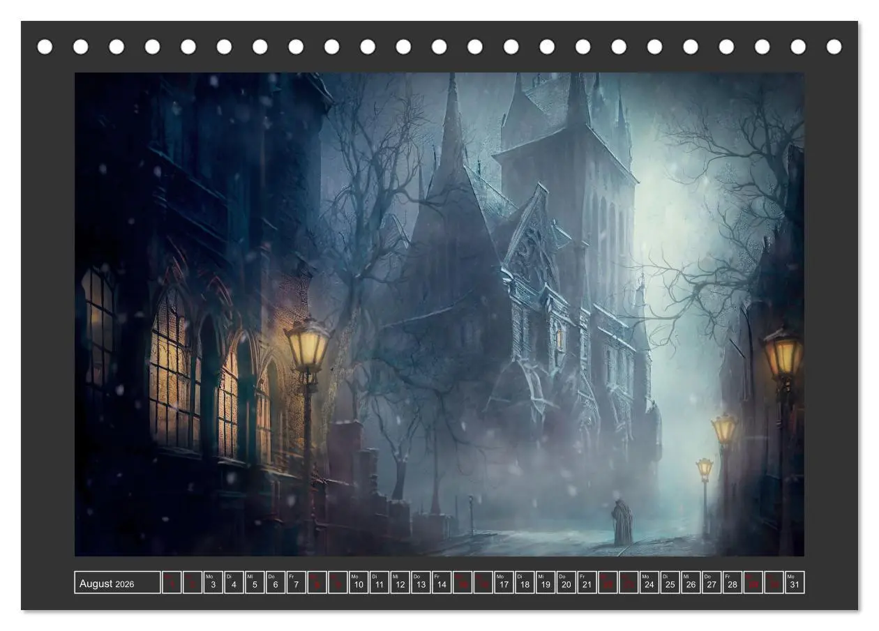 Bild: 9783457538388 | Geheimnisse der dunklen Stadt (Tischkalender 2026 DIN A5 quer),...