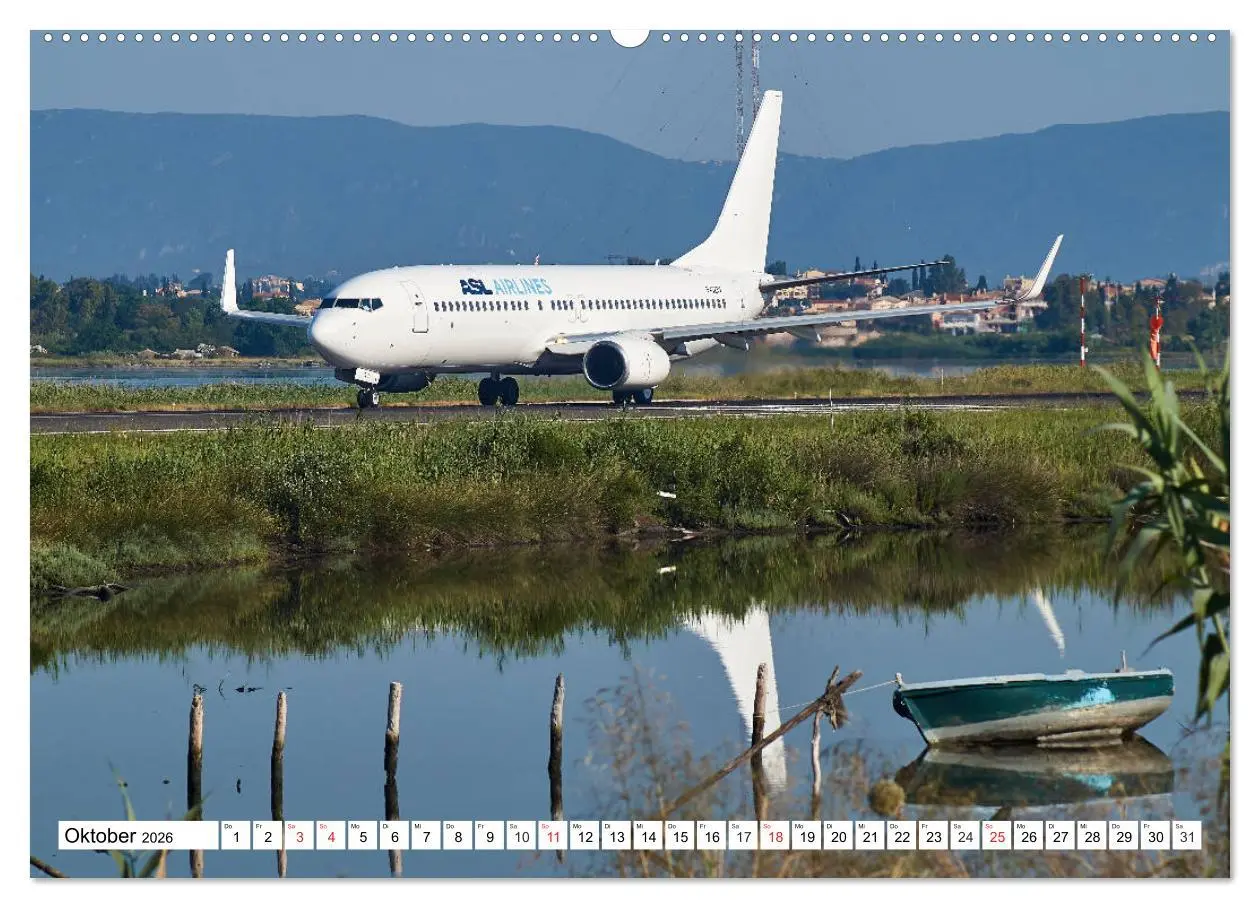 Bild: 9783457778388 | Flugzeuge auf Korfu (Wandkalender 2026 DIN A2 quer), CALVENDO...