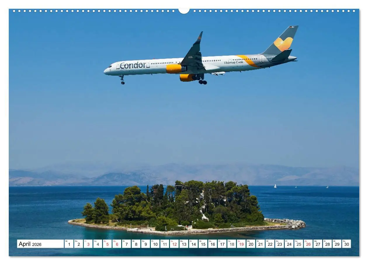 Bild: 9783457778388 | Flugzeuge auf Korfu (Wandkalender 2026 DIN A2 quer), CALVENDO...
