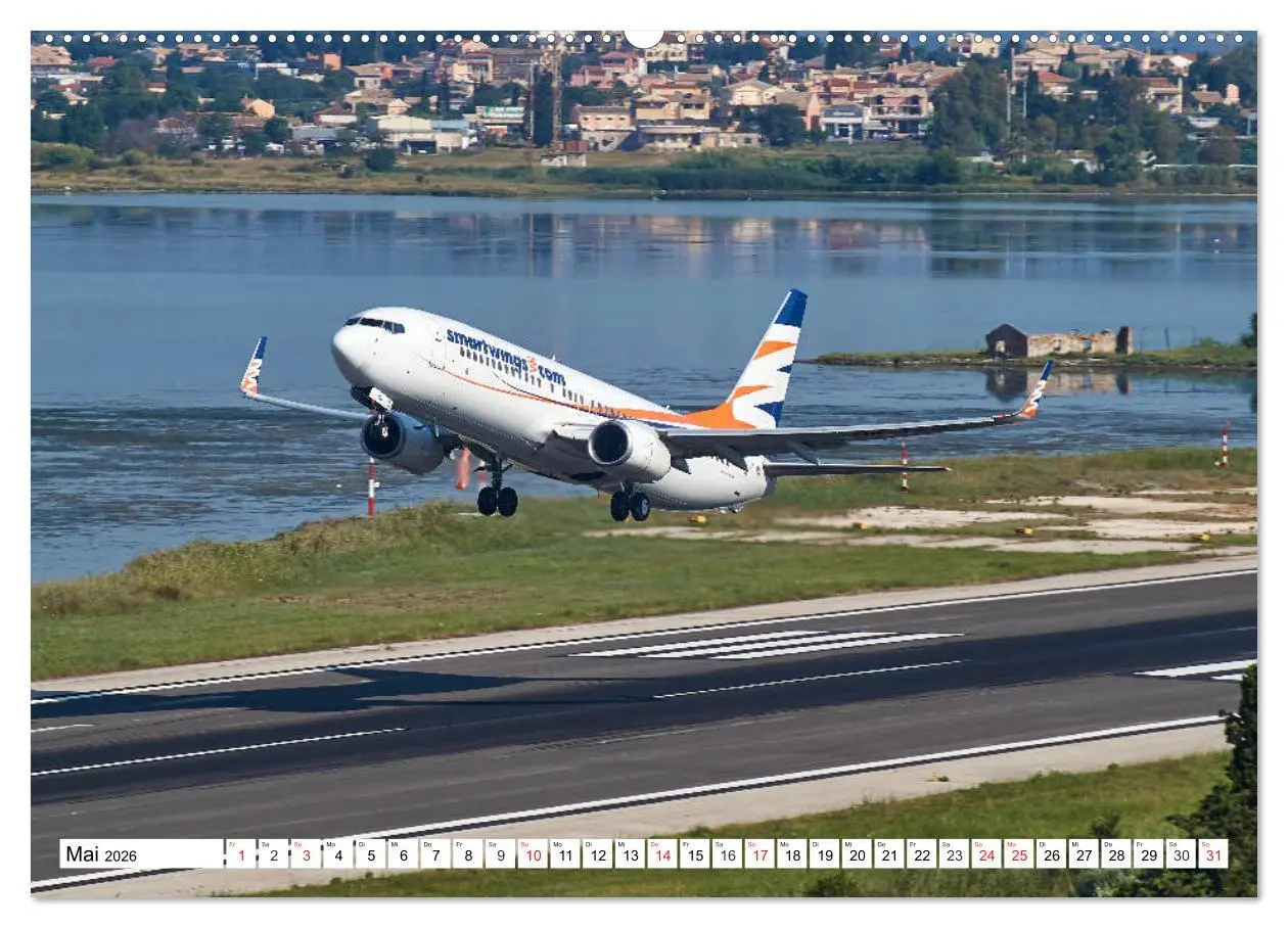 Bild: 9783457778388 | Flugzeuge auf Korfu (Wandkalender 2026 DIN A2 quer), CALVENDO...