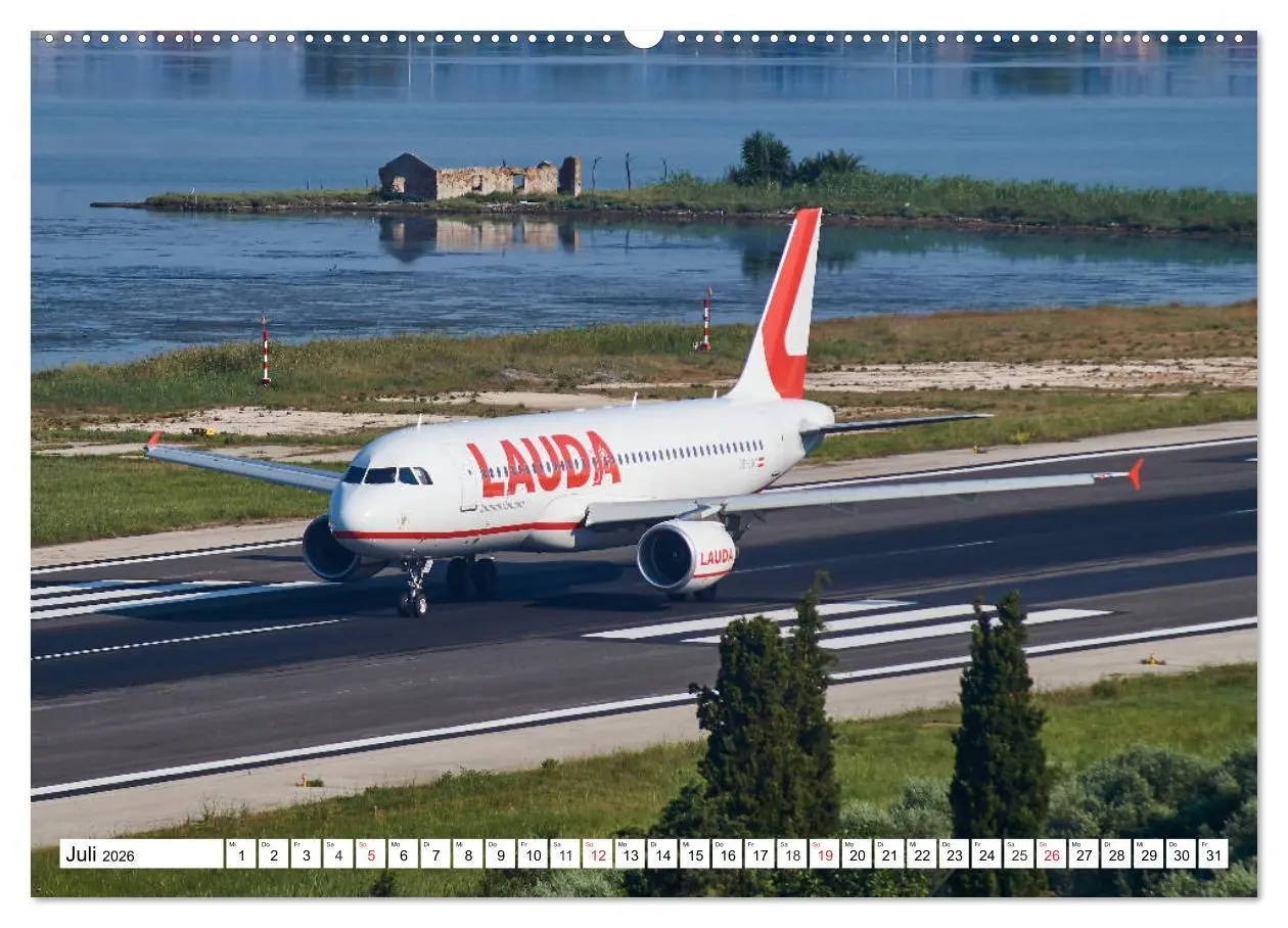 Bild: 9783457778388 | Flugzeuge auf Korfu (Wandkalender 2026 DIN A2 quer), CALVENDO...