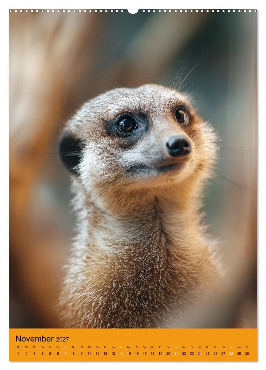 Bild: 9783516868388 | Die Erdmännchen Familie - Kalender der niedlichen Tiere...