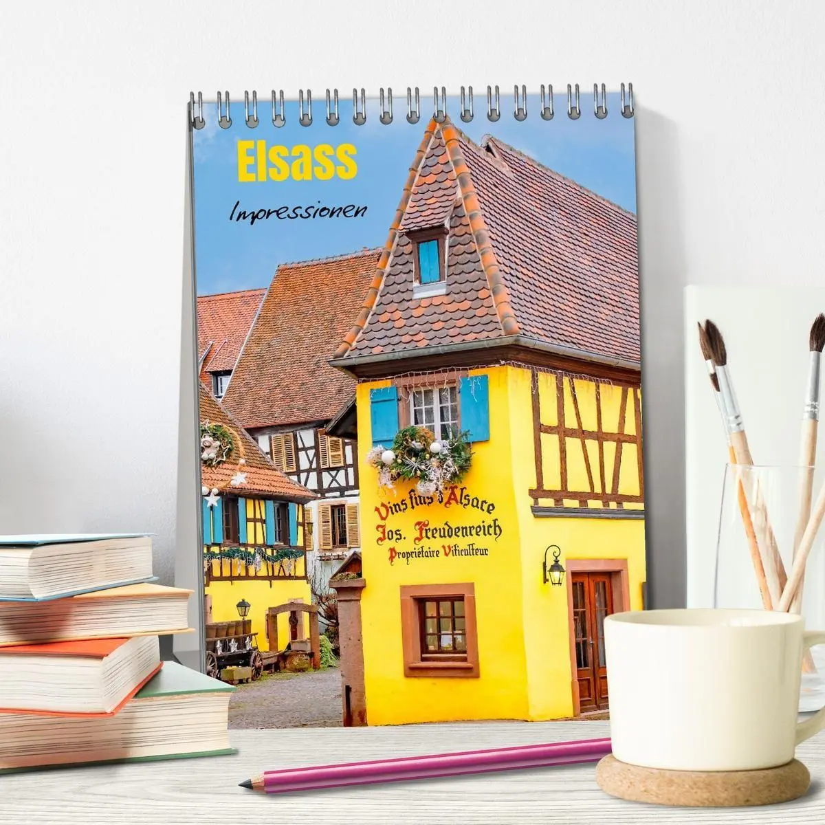 Bild: 9783569268388 | Elsass - Impressionen (Tischkalender 2027 DIN A5 hoch), CALVENDO...