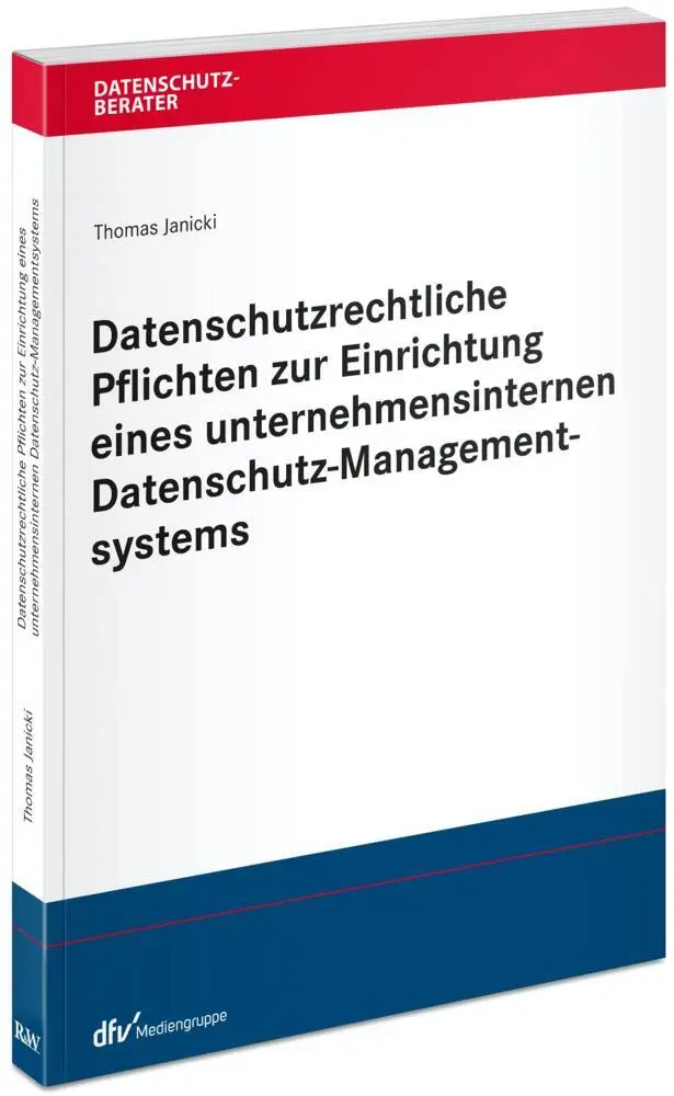 Cover: 9783800518388 | Datenschutzrechtliche Pflichten zur Einrichtung eines...