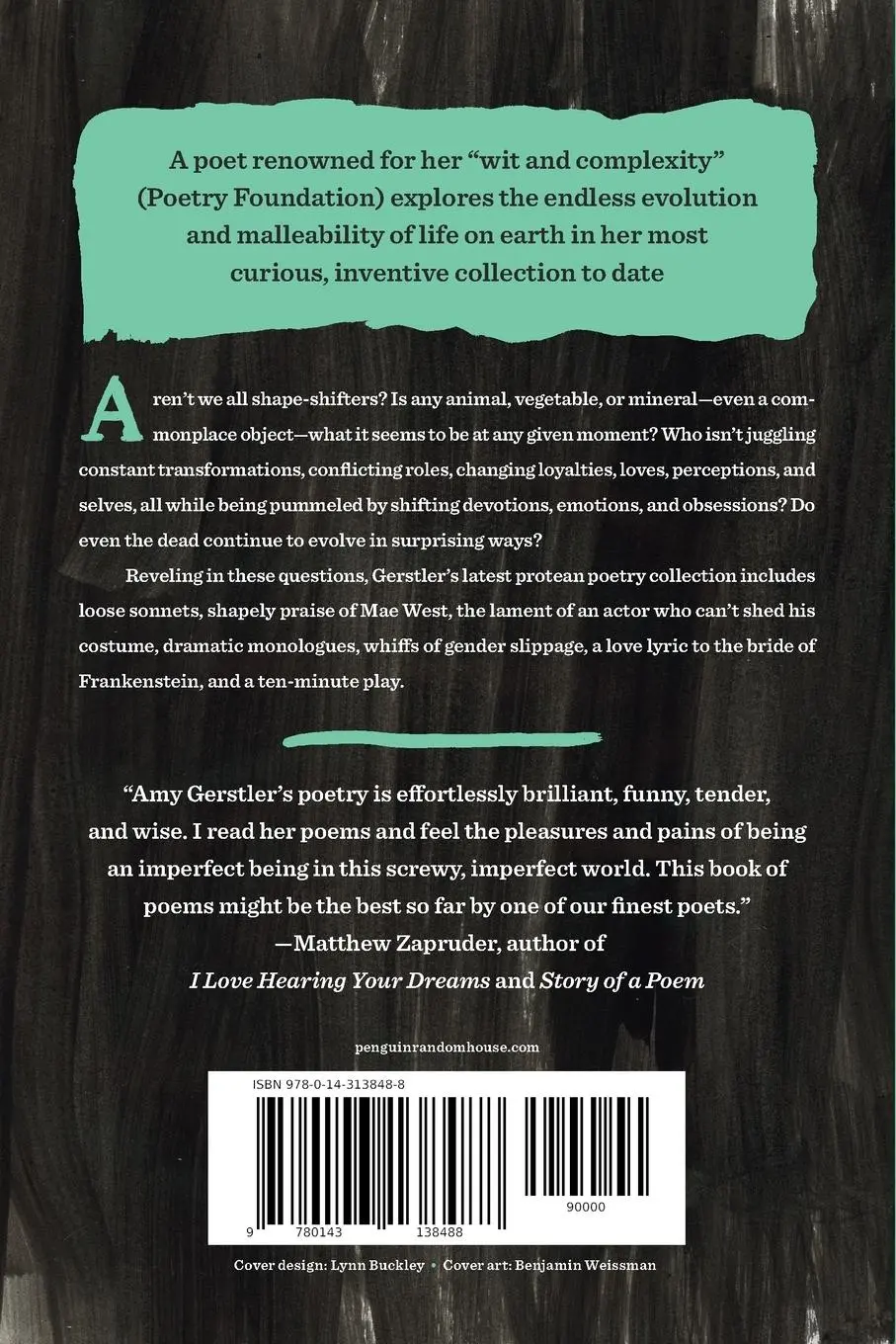 Rückseite: 9780143138488 | Is This My Final Form? | Amy Gerstler | Taschenbuch | Englisch | 2025