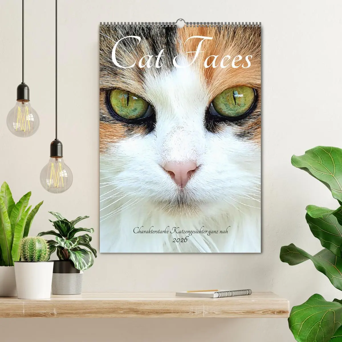 Bild: 9783516308488 | Cat Faces - Charakterstarke Katzengesichter ganz nah (Wandkalender...