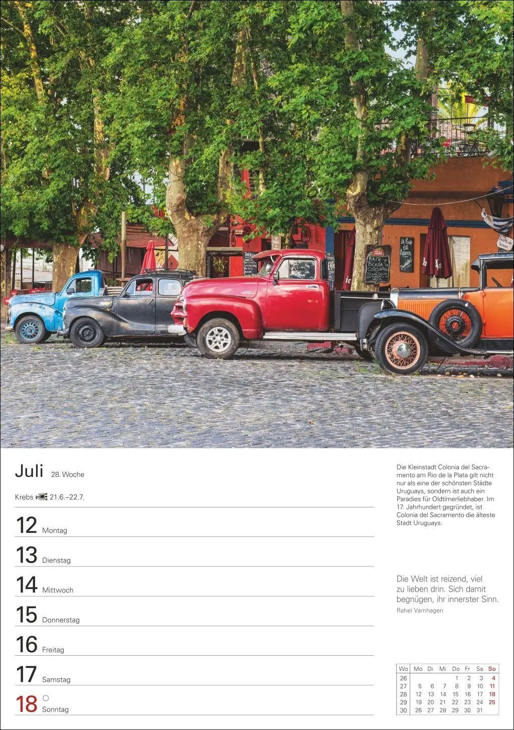 Bild: 9783840038488 | Traumziele Wochenplaner 2027 - Eine Reise in 53 Bildern | Ulrike Issel