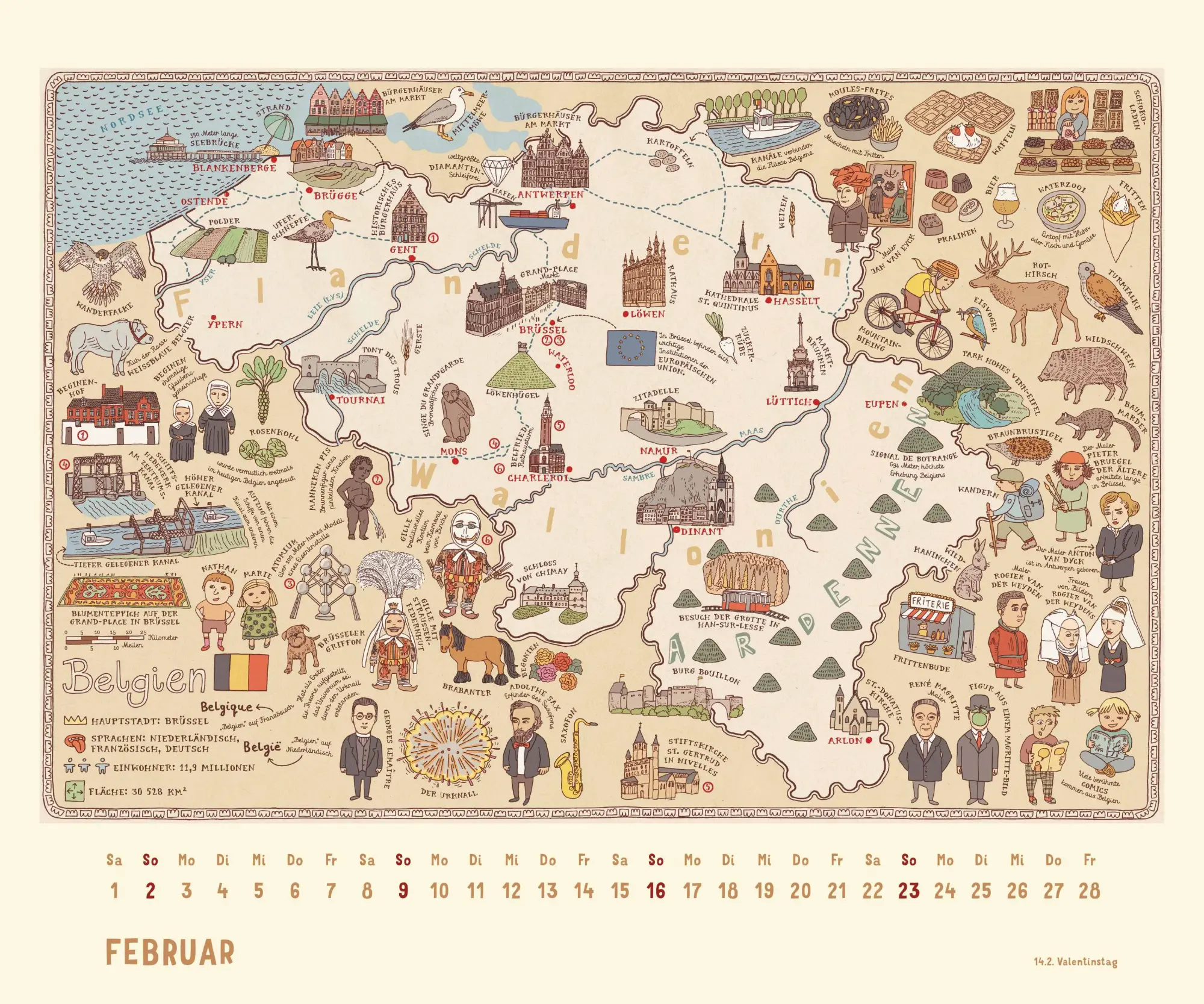 Bild: 4069095008588 | Alle Welt 2026 - Landkarten-Kalender von DUMONT- Kinder-Kalender...