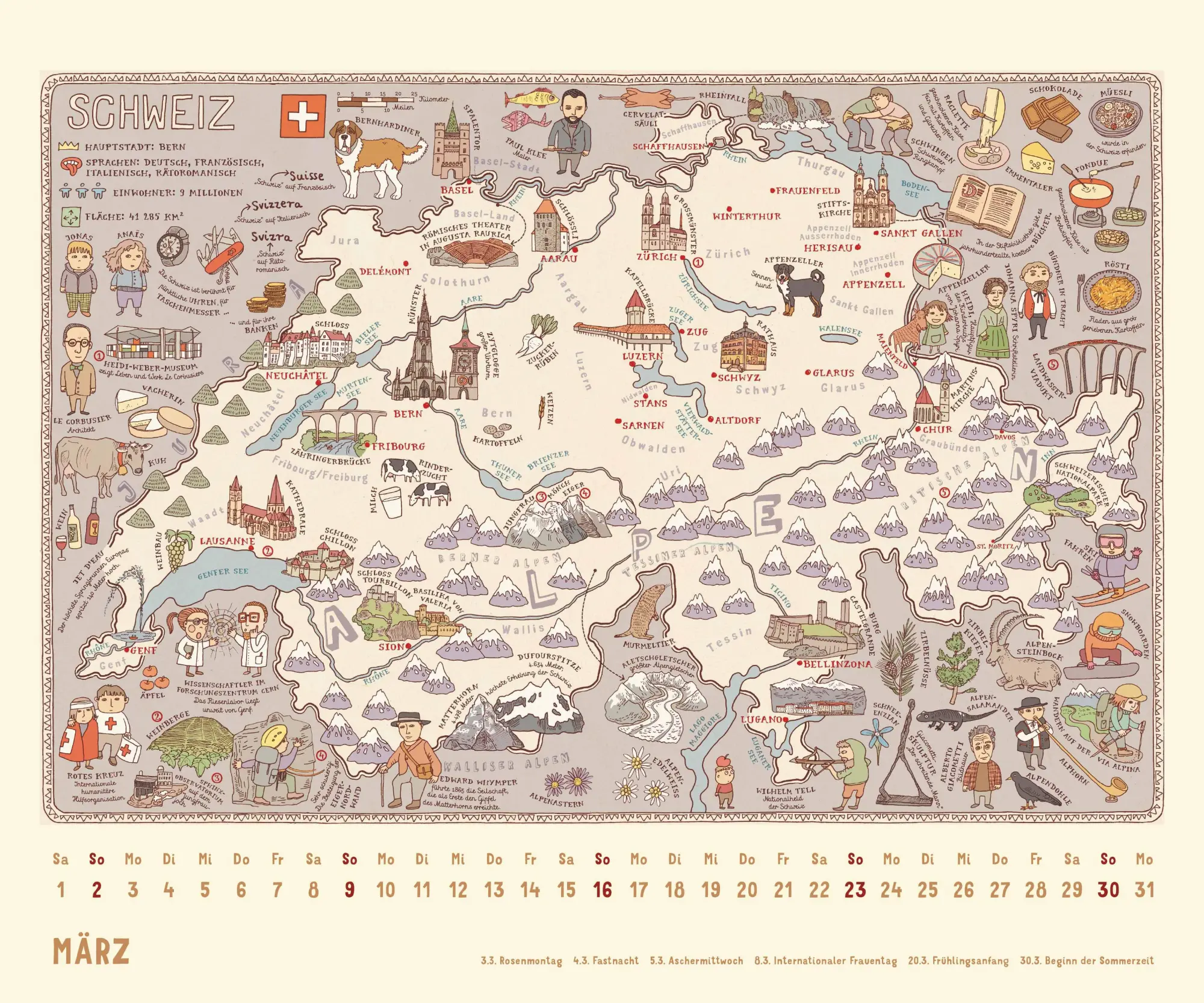 Bild: 4069095008588 | Alle Welt 2026 - Landkarten-Kalender von DUMONT- Kinder-Kalender...
