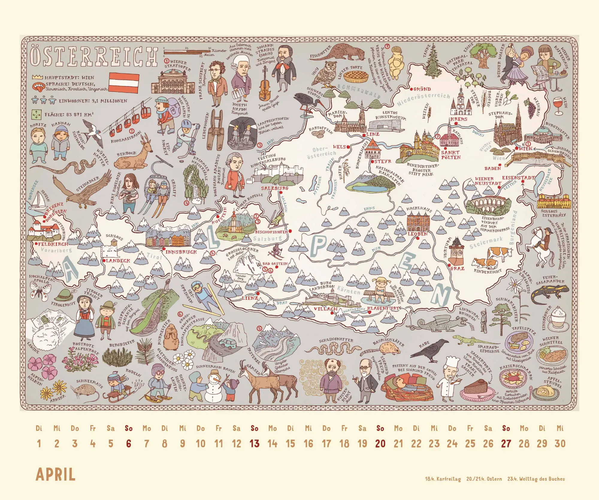 Bild: 4069095008588 | Alle Welt 2026 - Landkarten-Kalender von DUMONT- Kinder-Kalender...
