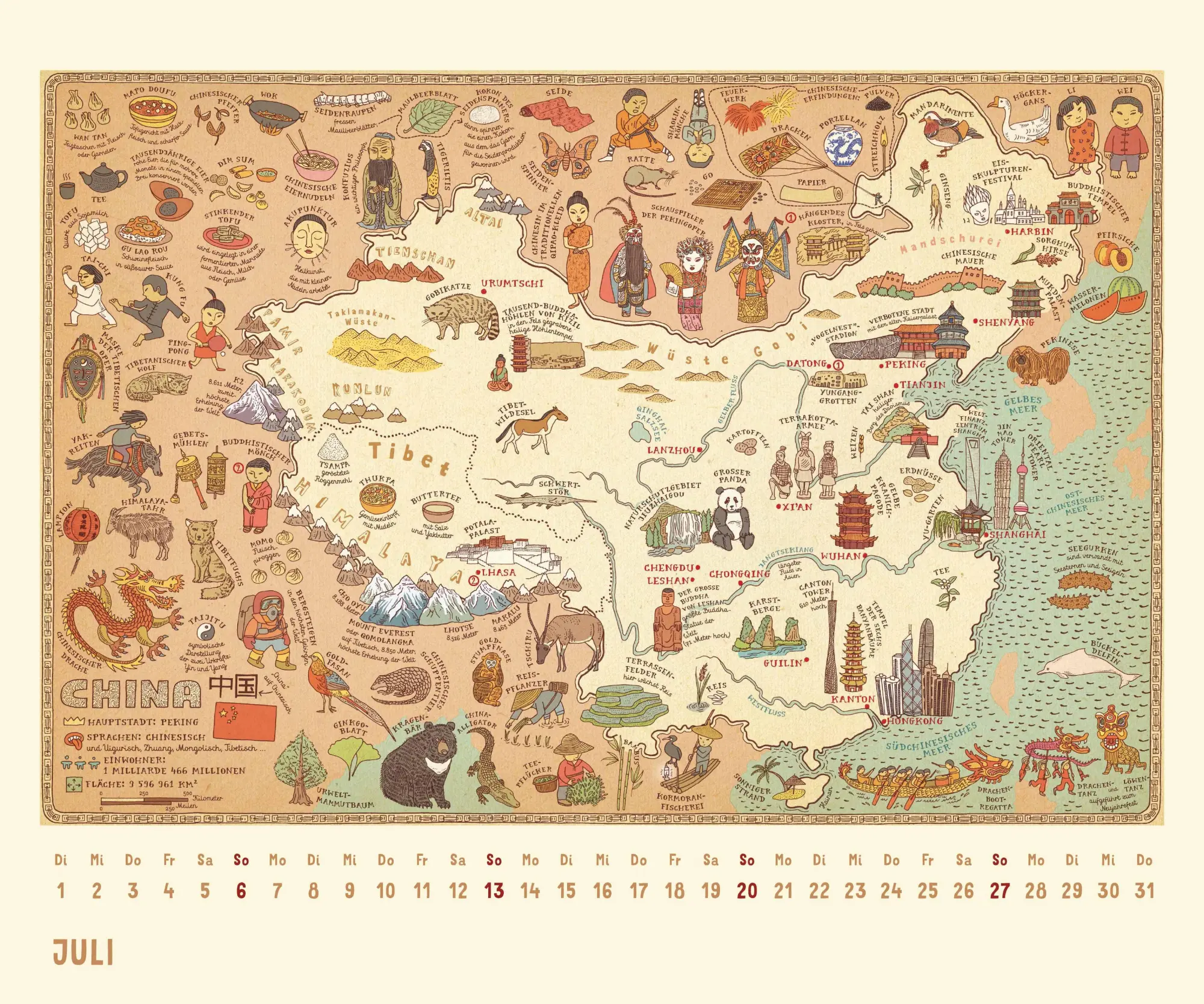 Bild: 4069095008588 | Alle Welt 2026 - Landkarten-Kalender von DUMONT- Kinder-Kalender...