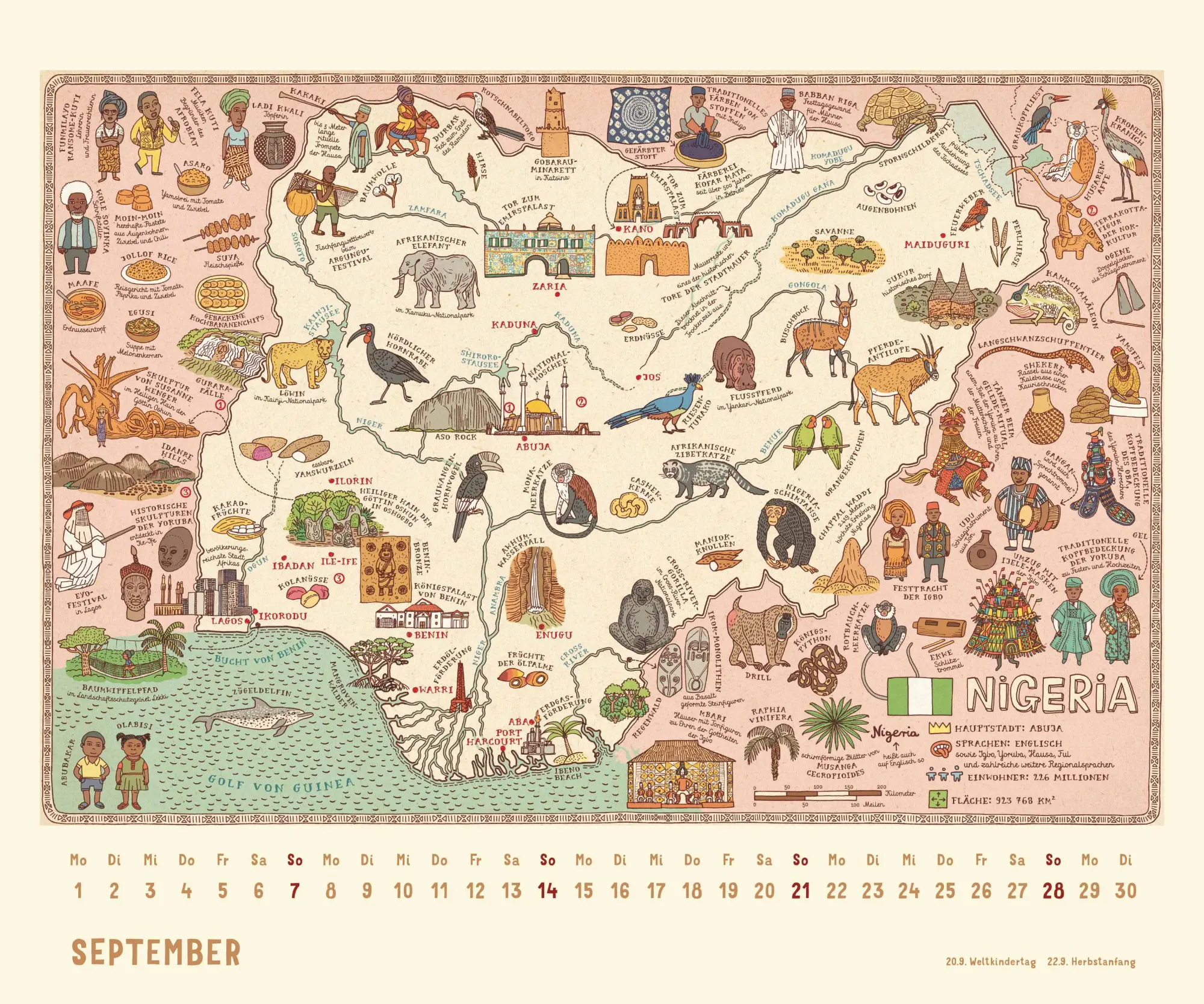 Bild: 4069095008588 | Alle Welt 2026 - Landkarten-Kalender von DUMONT- Kinder-Kalender...