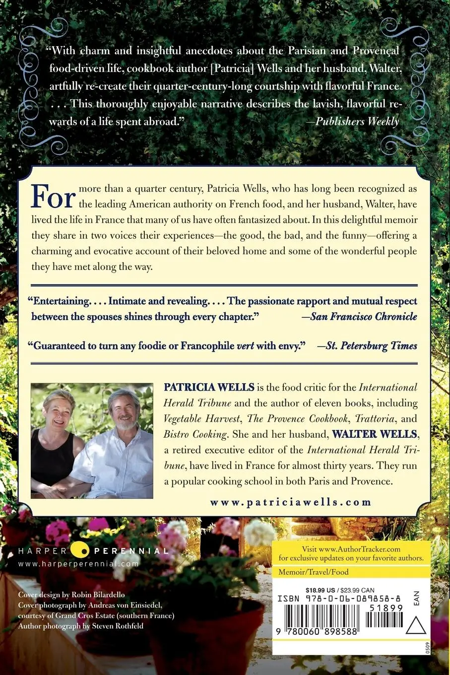 Rückseite: 9780060898588 | We've Always Had Paris... and Provence | Patricia Wells (u. a.) | Buch
