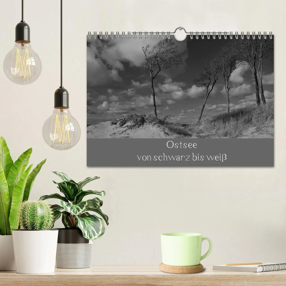 Bild: 9783516228588 | Ostsee - von schwarz bis weiß (Wandkalender 2026 DIN A4 quer),...