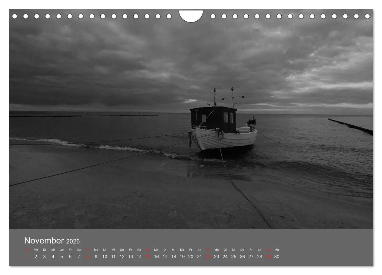 Bild: 9783516228588 | Ostsee - von schwarz bis weiß (Wandkalender 2026 DIN A4 quer),...
