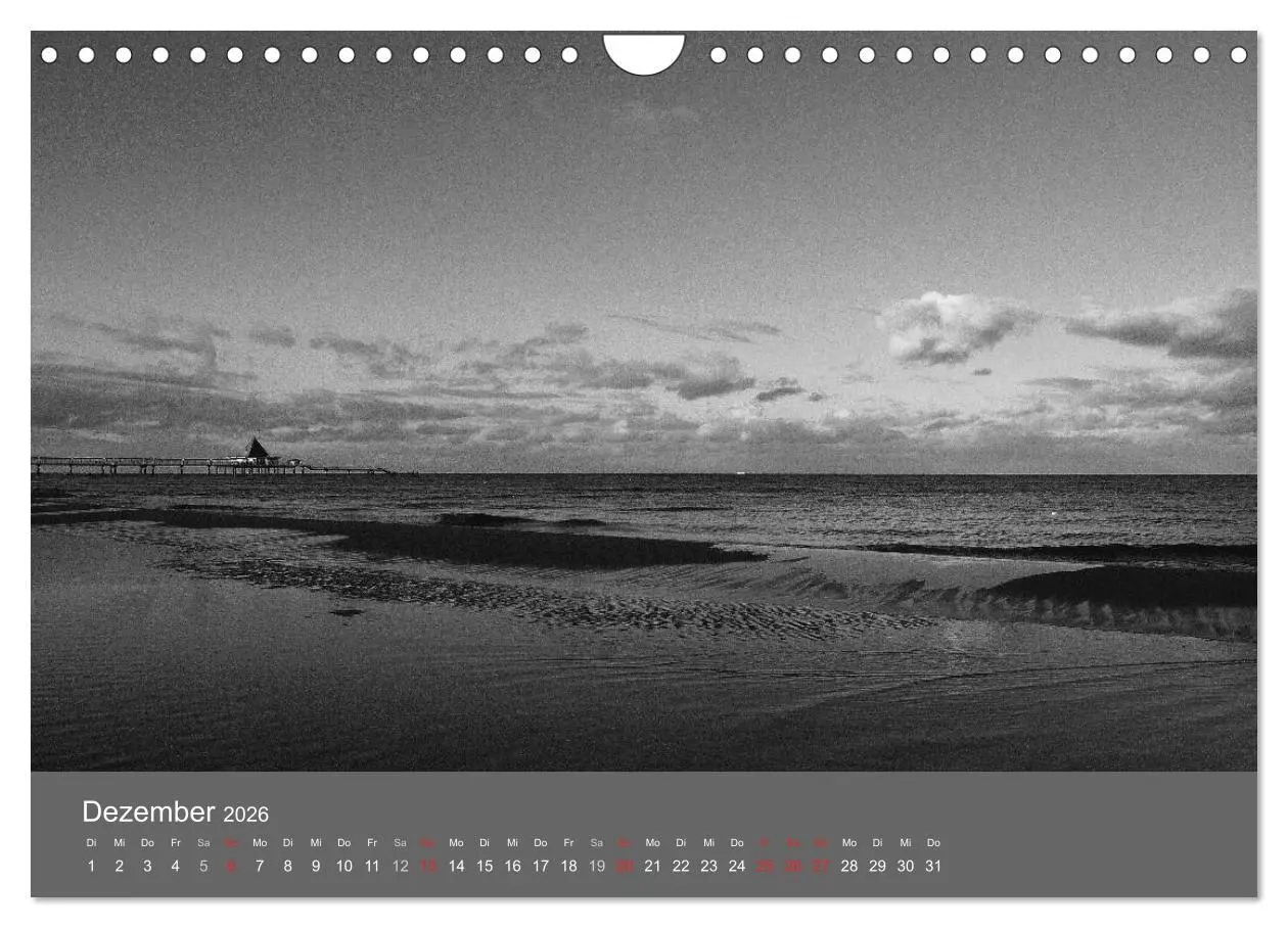 Bild: 9783516228588 | Ostsee - von schwarz bis weiß (Wandkalender 2026 DIN A4 quer),...