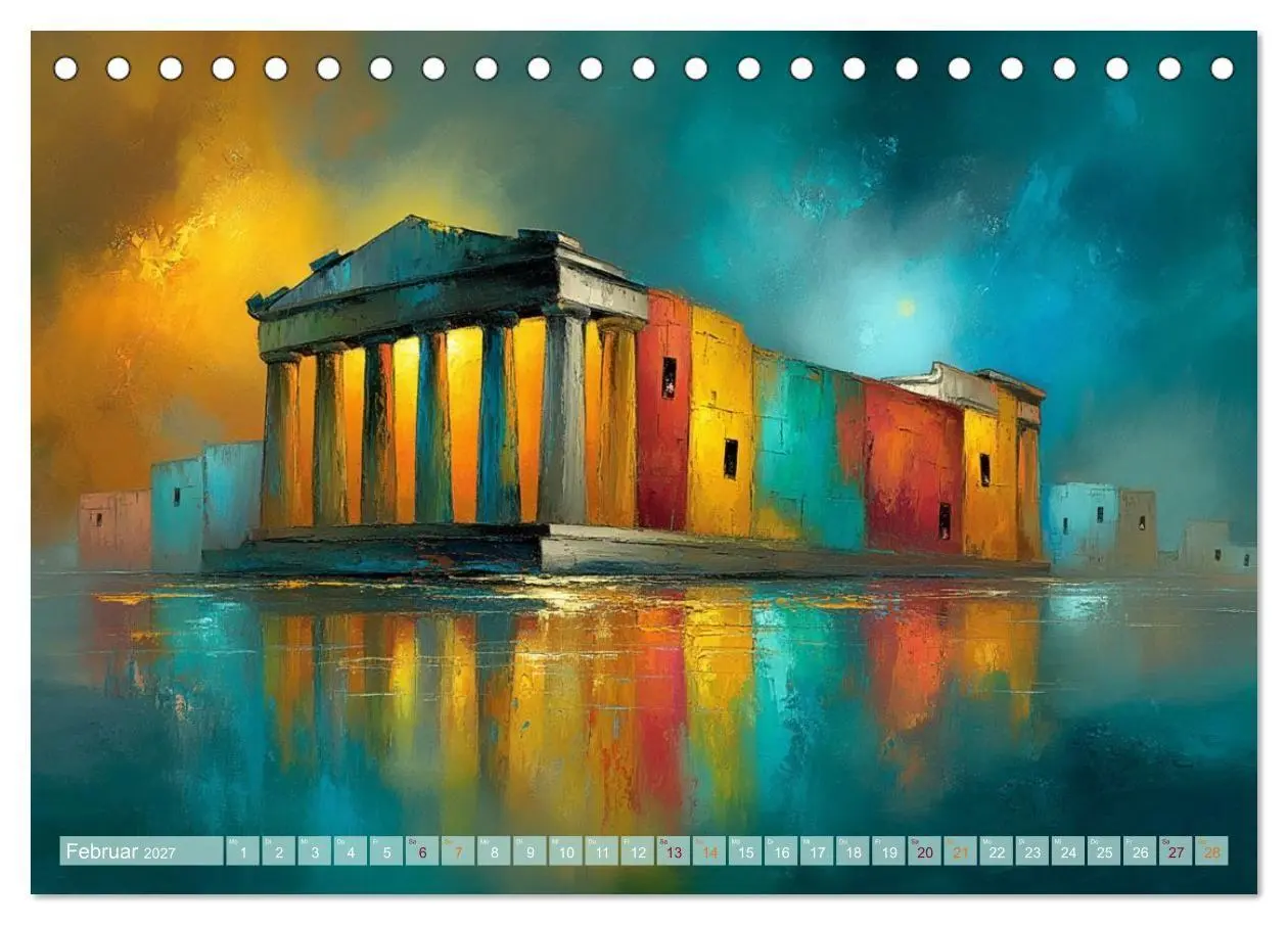 Bild: 9783516778588 | Visionen aus Linie und Raum (Tischkalender 2027 DIN A5 quer),...