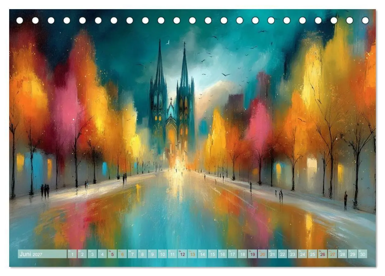 Bild: 9783516778588 | Visionen aus Linie und Raum (Tischkalender 2027 DIN A5 quer),...