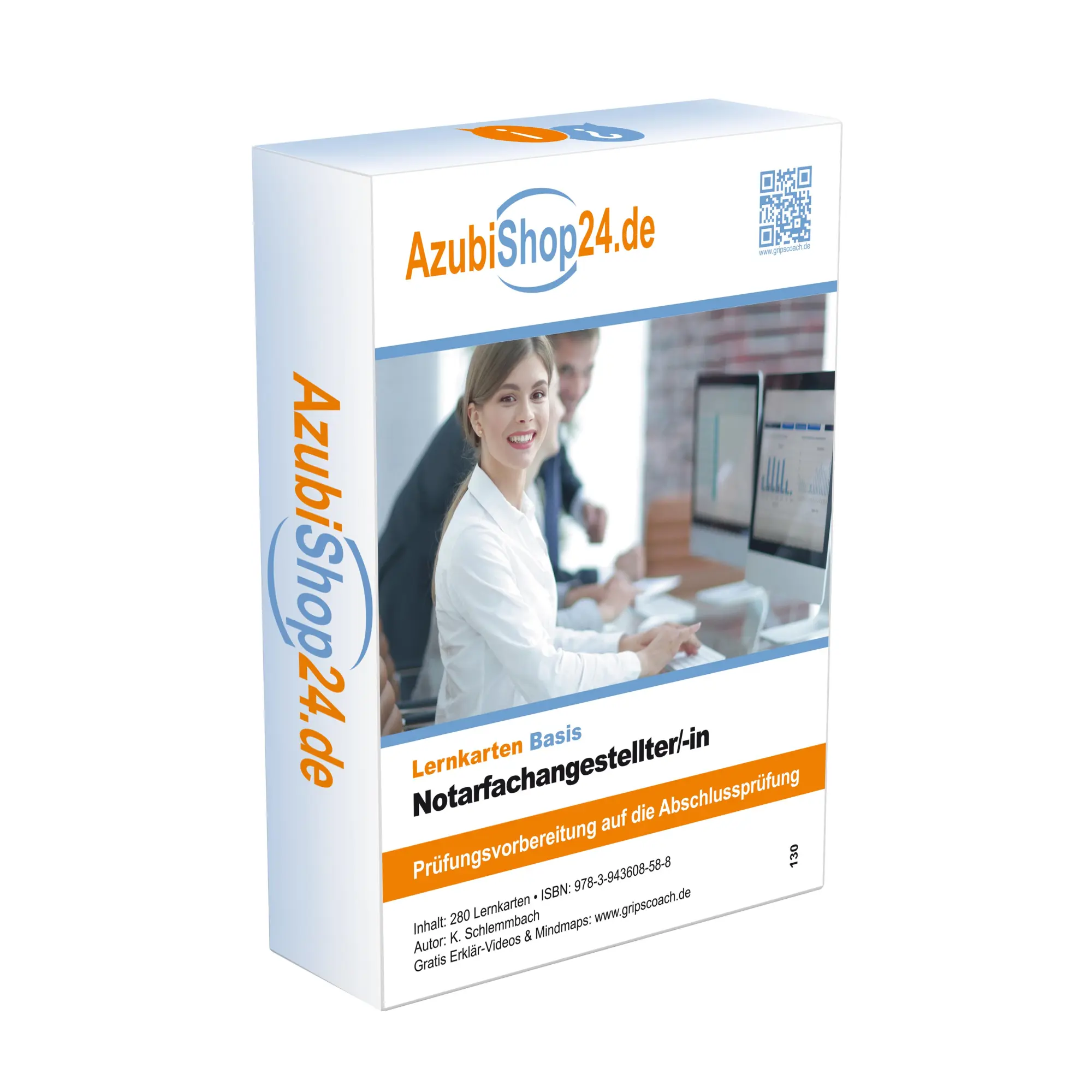 Cover: 9783943608588 | AzubiShop24.de Basis-Lernkarten Notarfachangestellter/in | Schlemmbach
