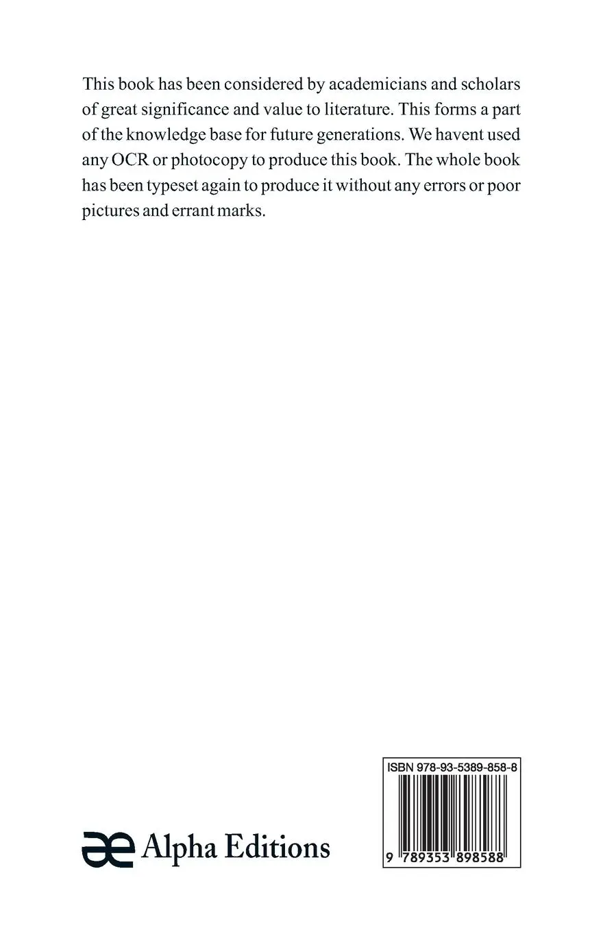 Rückseite: 9789353898588 | A dictionary of epithets, classified according to their English...