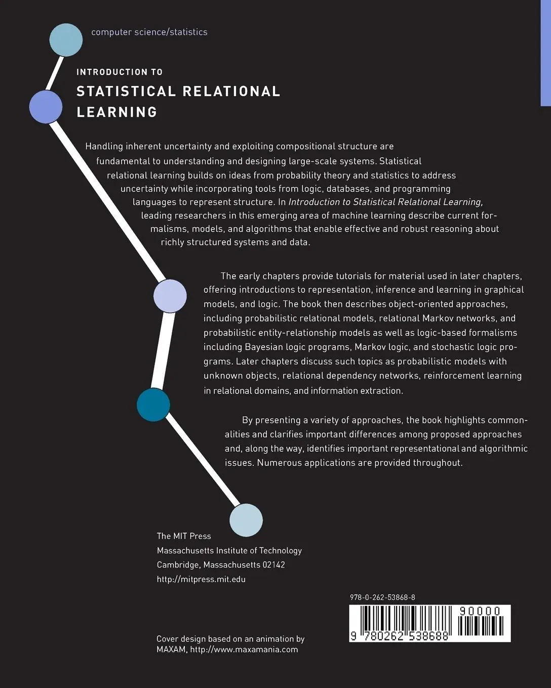 Rückseite: 9780262538688 | Introduction to Statistical Relational Learning | Lise Getoor (u. a.)