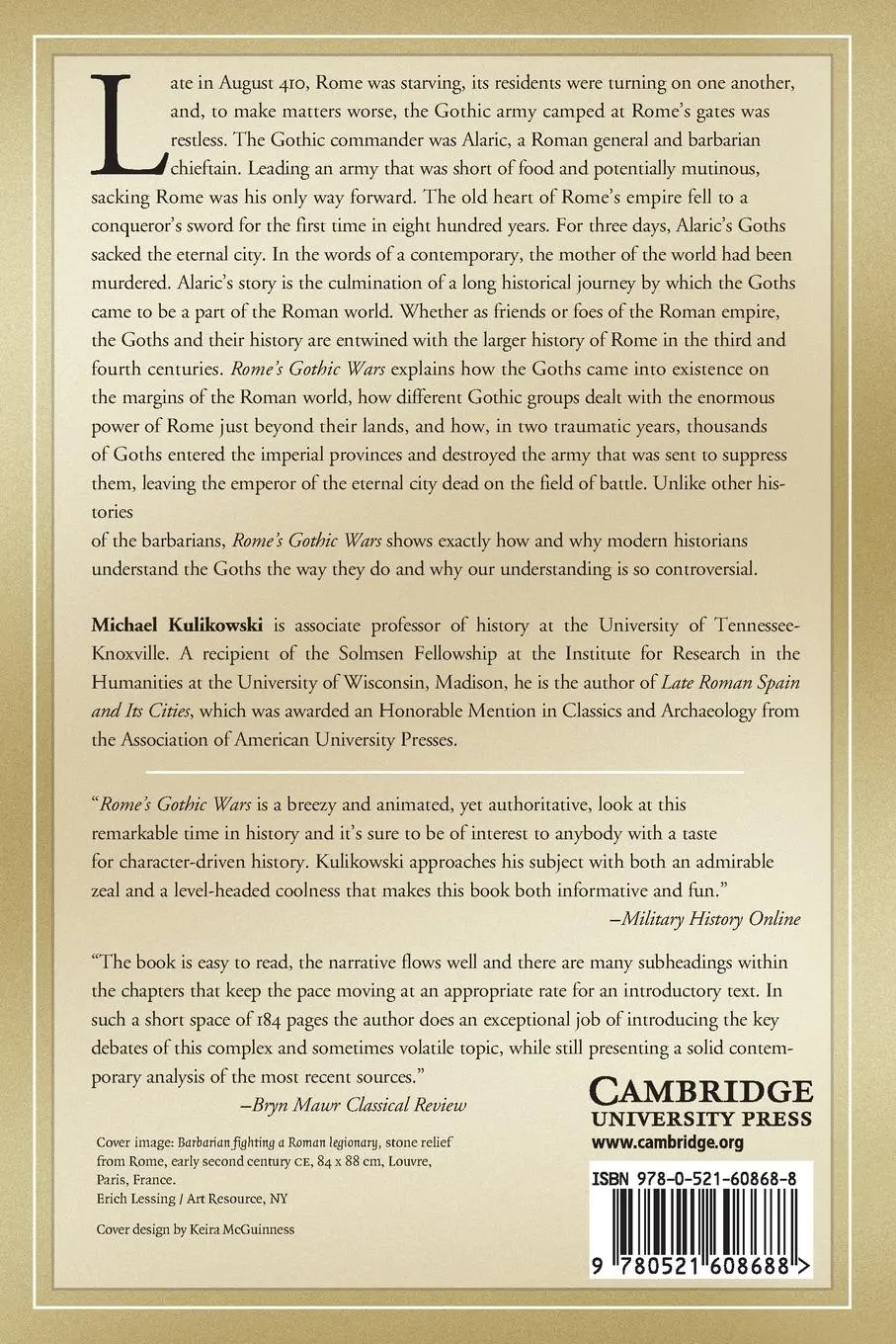 Rückseite: 9780521608688 | Rome's Gothic Wars | From the Third Century to Alaric | Kulikowski