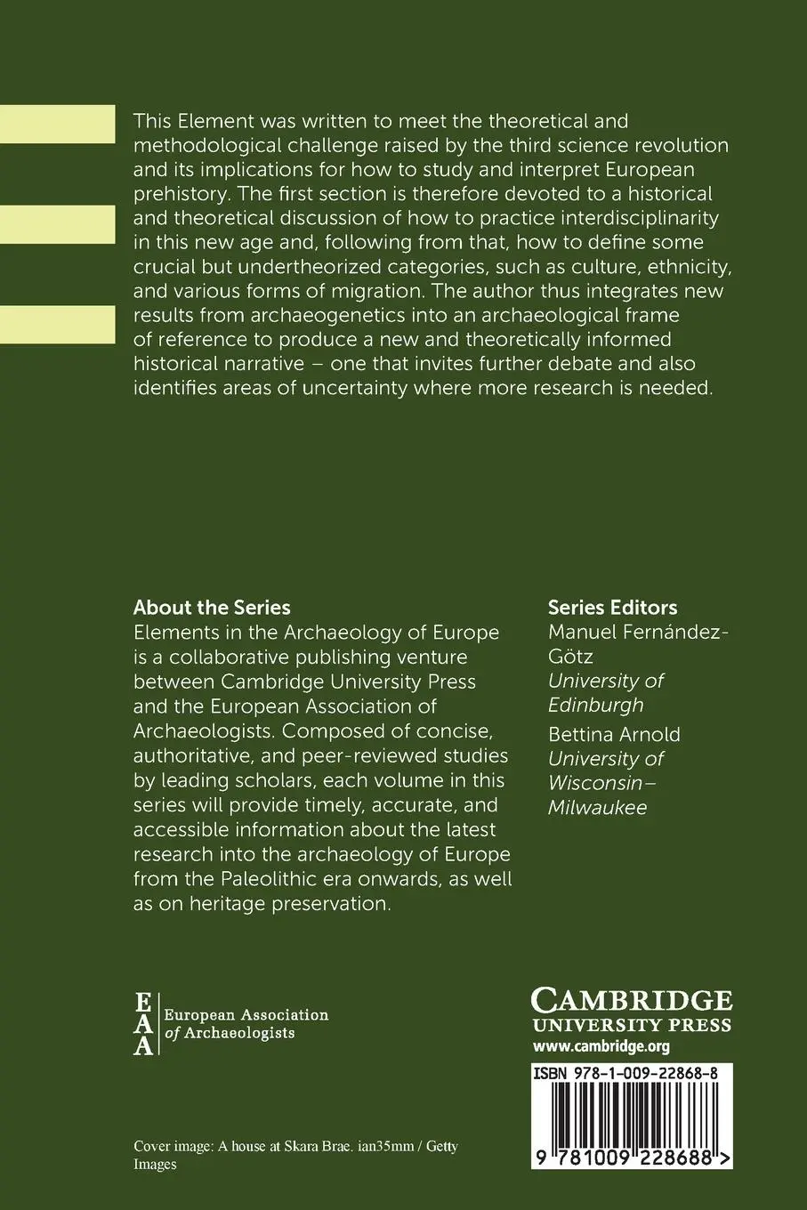 Rückseite: 9781009228688 | Archaeology and the Genetic Revolution in European Prehistory | Buch
