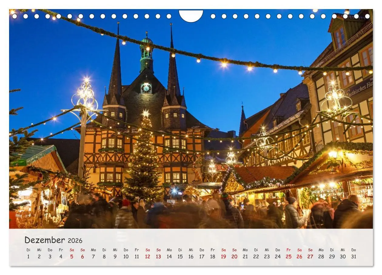 Bild: 9783516458688 | Wernigerode - Historische Fachwerkstadt am Harz (Wandkalender 2026...