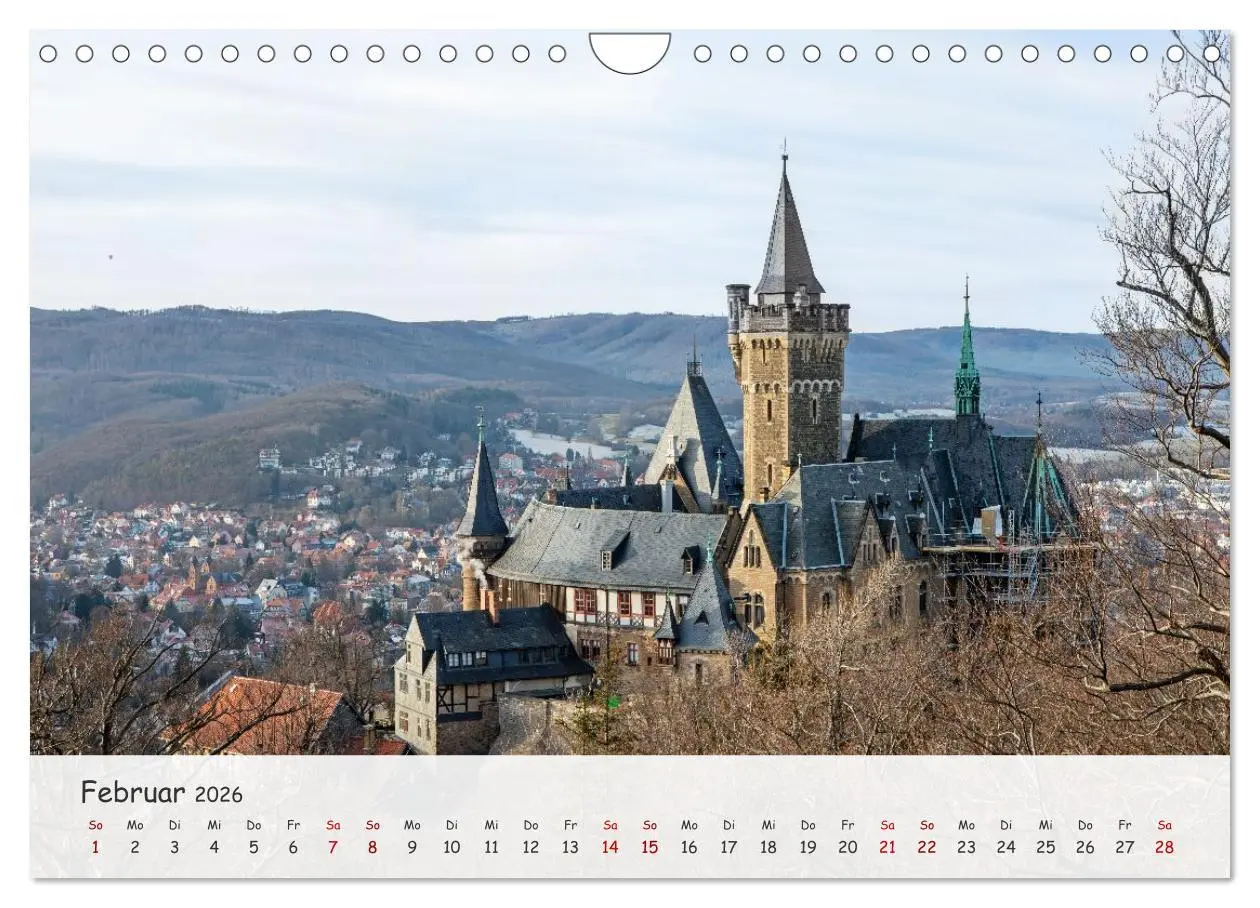 Bild: 9783516458688 | Wernigerode - Historische Fachwerkstadt am Harz (Wandkalender 2026...