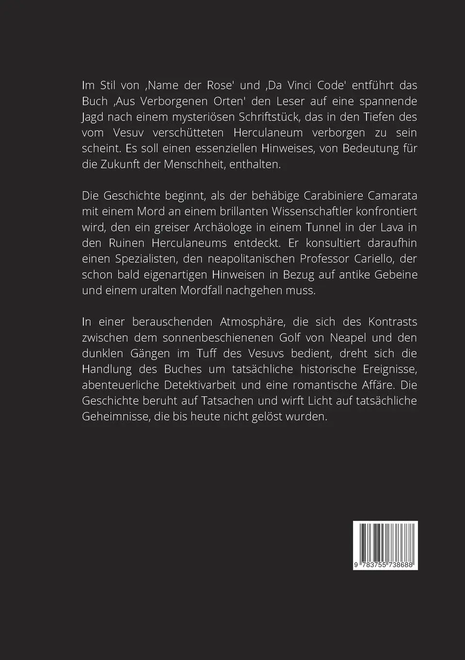 Rückseite: 9783755738688 | Mysterium unter dem Vesuv | Floria Don | Taschenbuch | Paperback