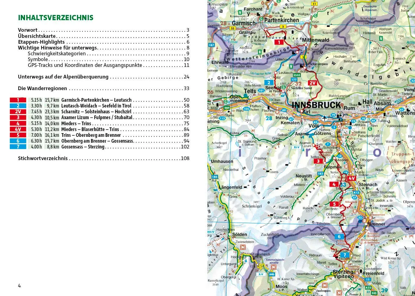 Bild: 9783763348688 | Alpenüberquerung Garmisch - Sterzing | Thomas Striebig (u. a.) | Buch