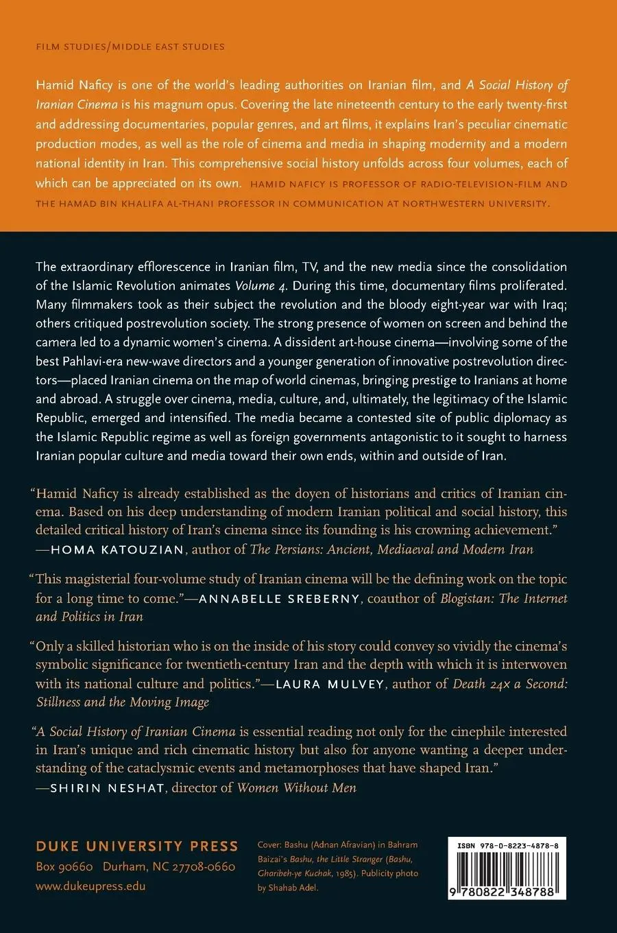 Rückseite: 9780822348788 | A Social History of Iranian Cinema | The Globalizing Era, 1984-2010