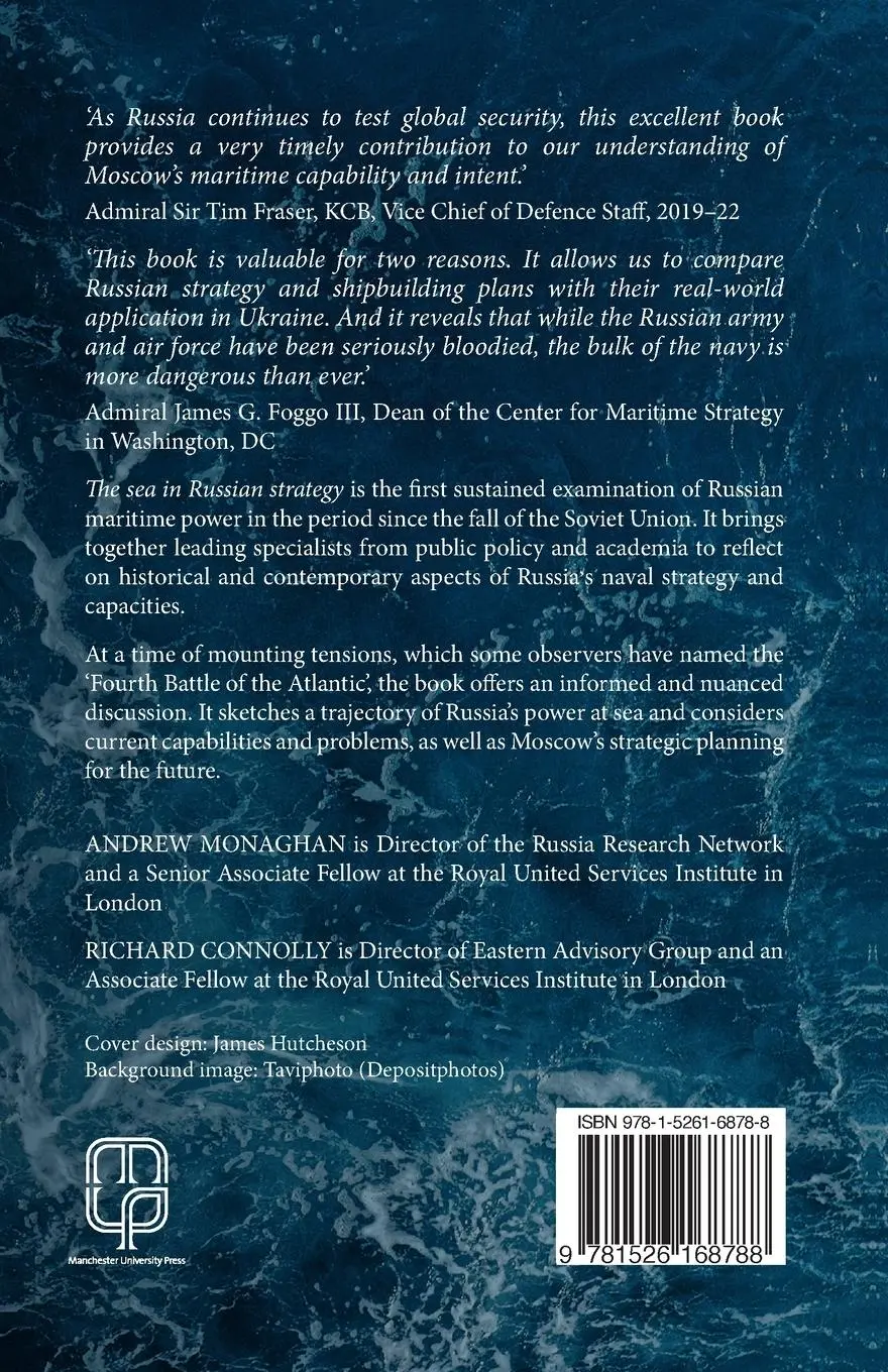 Rückseite: 9781526168788 | The sea in Russian strategy | Andrew Monaghan (u. a.) | Taschenbuch