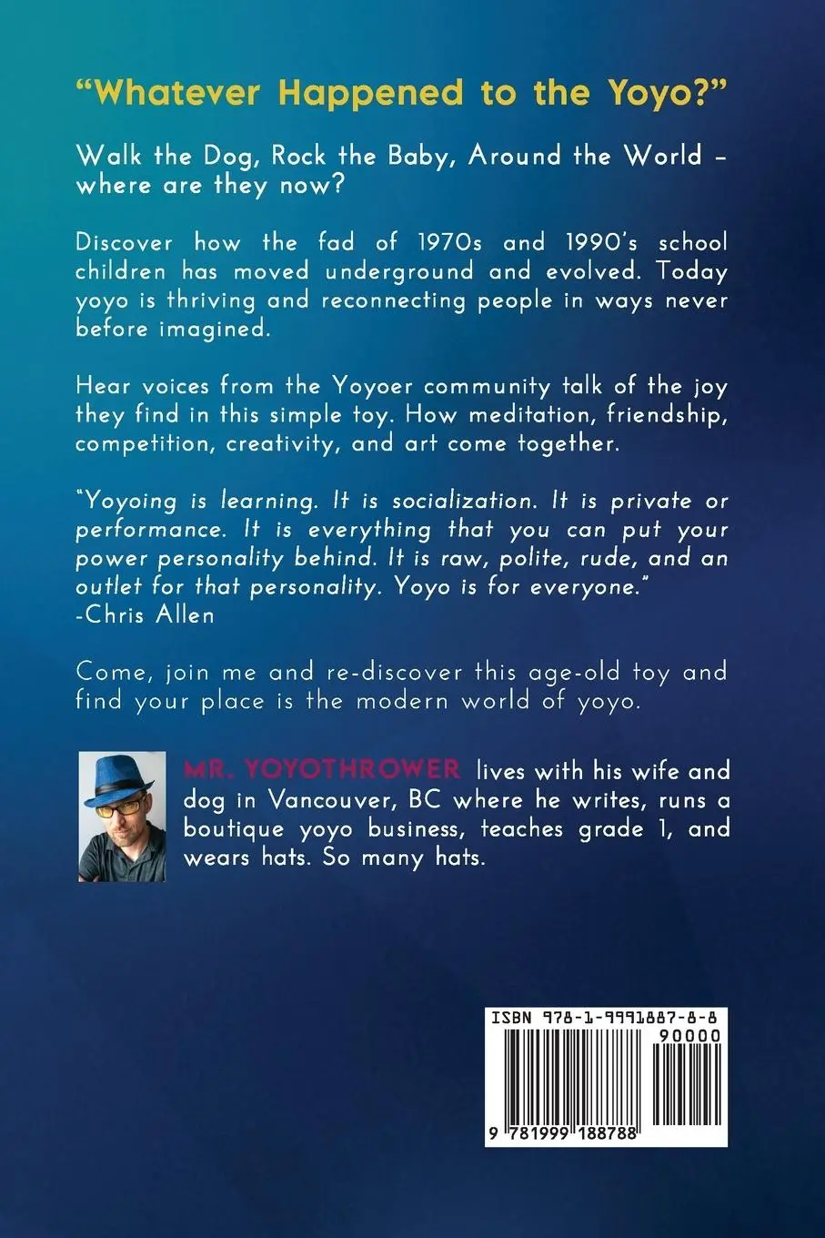Rückseite: 9781999188788 | THE PEOPLE OF YOYO | Yoyothrower | Taschenbuch | Englisch | 2020