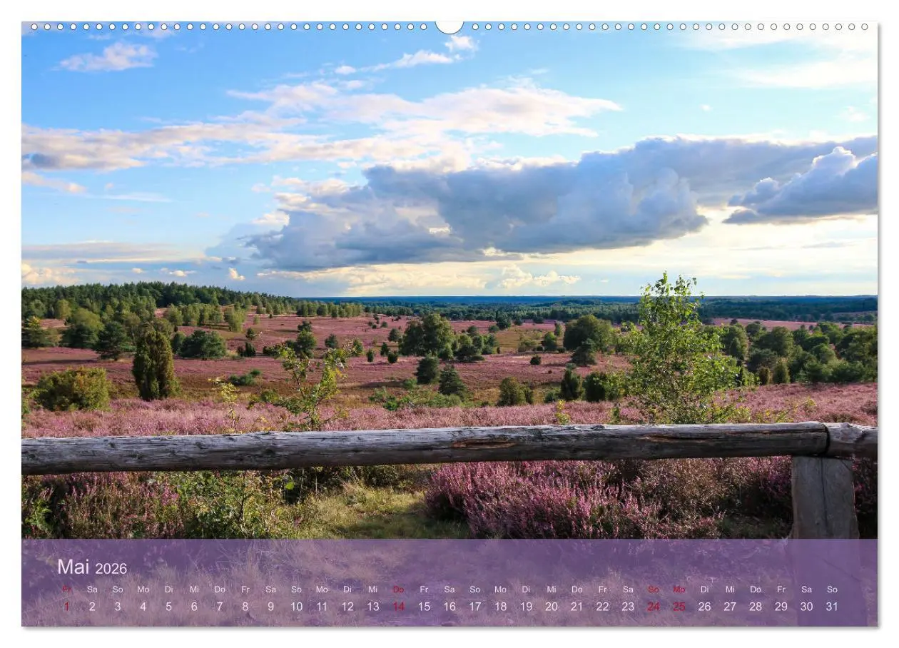 Bild: 9783457598788 | Naturschutzgebiet Lüneburger Heide (Wandkalender 2026 DIN A2 quer),...