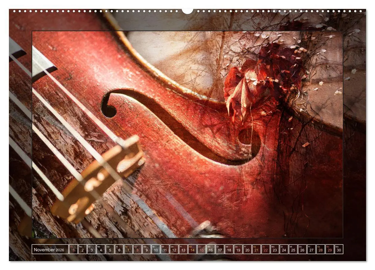 Bild: 9783457738788 | Instrumententräume - Die Geige (hochwertiger Premium Wandkalender...