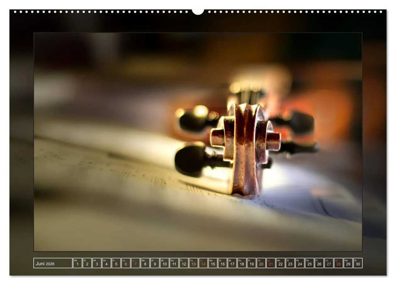 Bild: 9783457738788 | Instrumententräume - Die Geige (hochwertiger Premium Wandkalender...