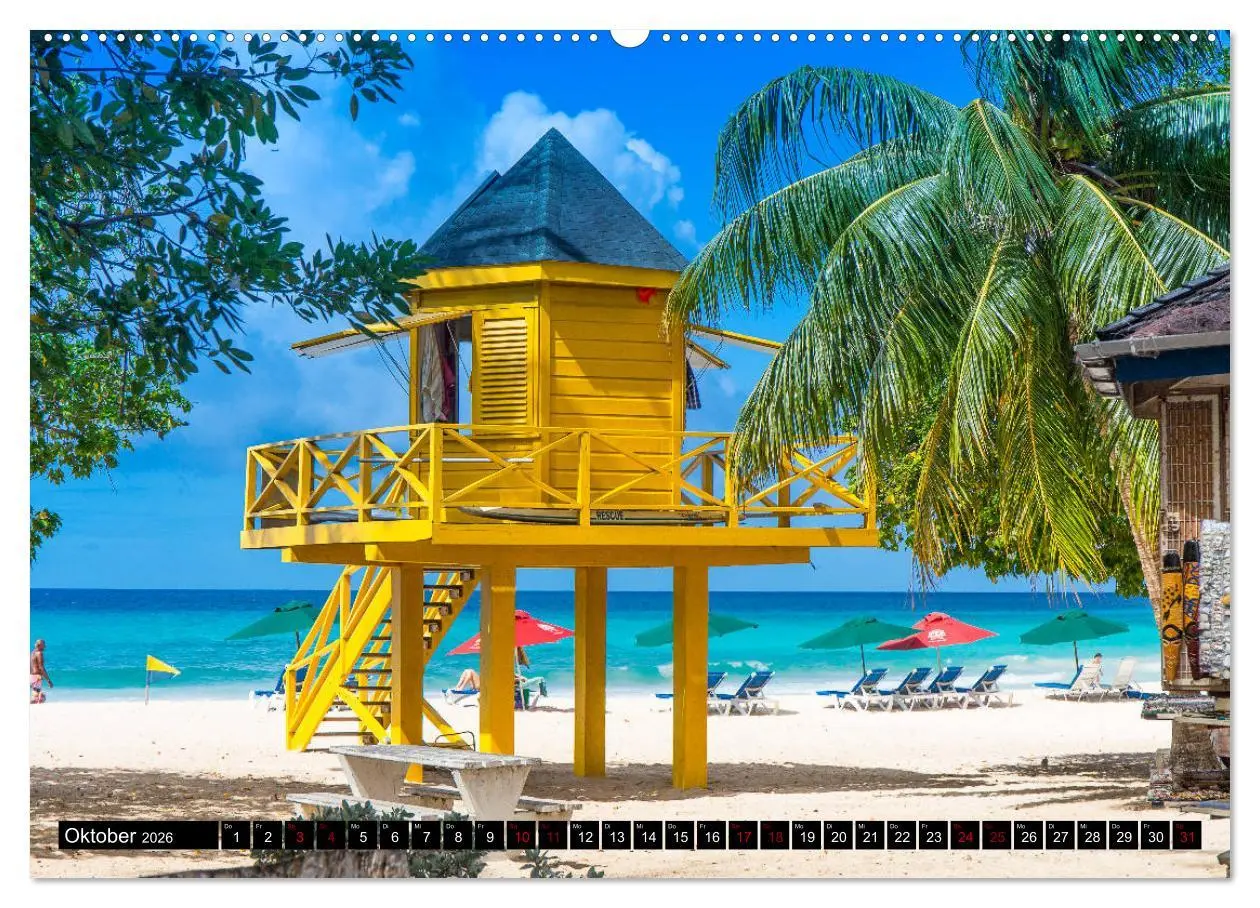 Bild: 9783457808788 | Barbados (Wandkalender 2026 DIN A2 quer), CALVENDO Monatskalender
