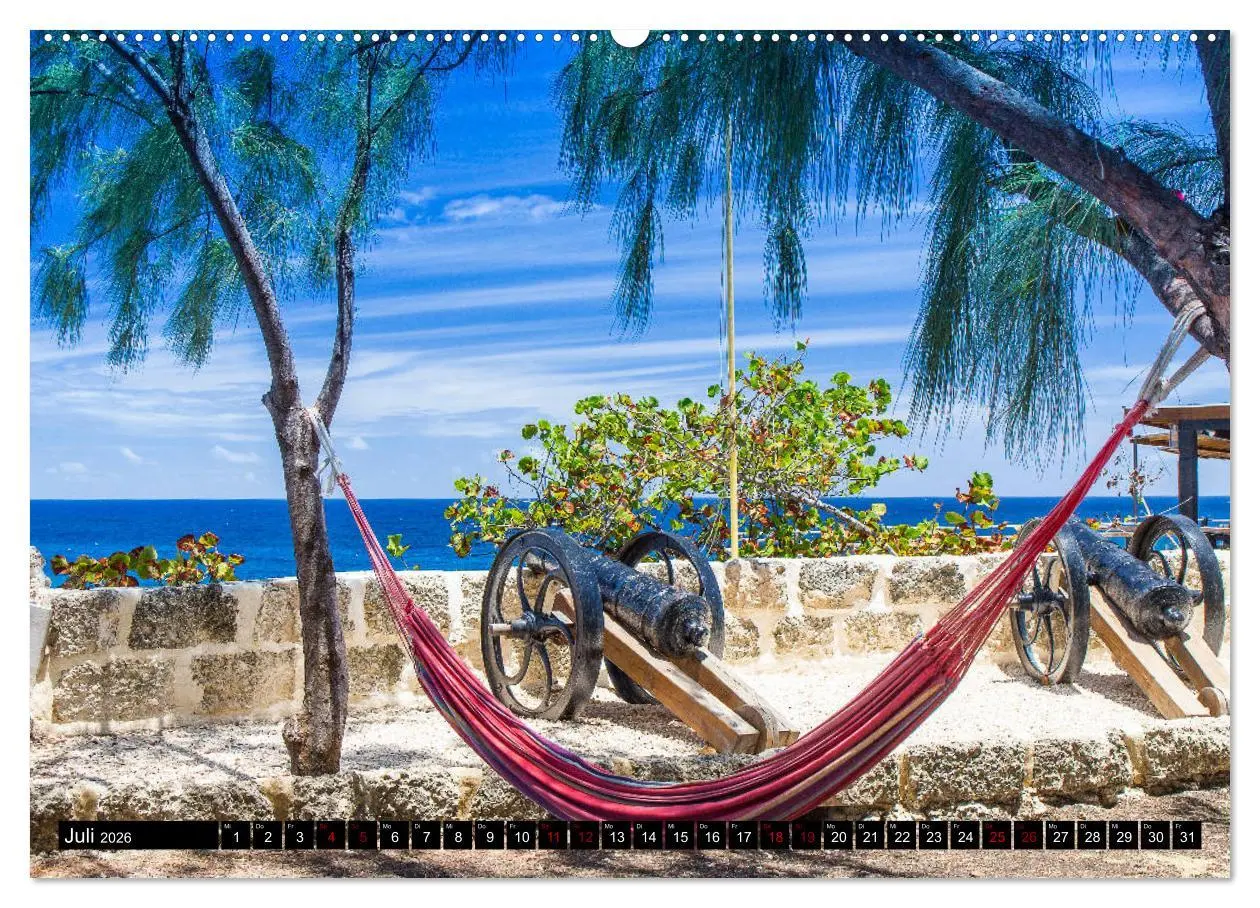 Bild: 9783457808788 | Barbados (Wandkalender 2026 DIN A2 quer), CALVENDO Monatskalender