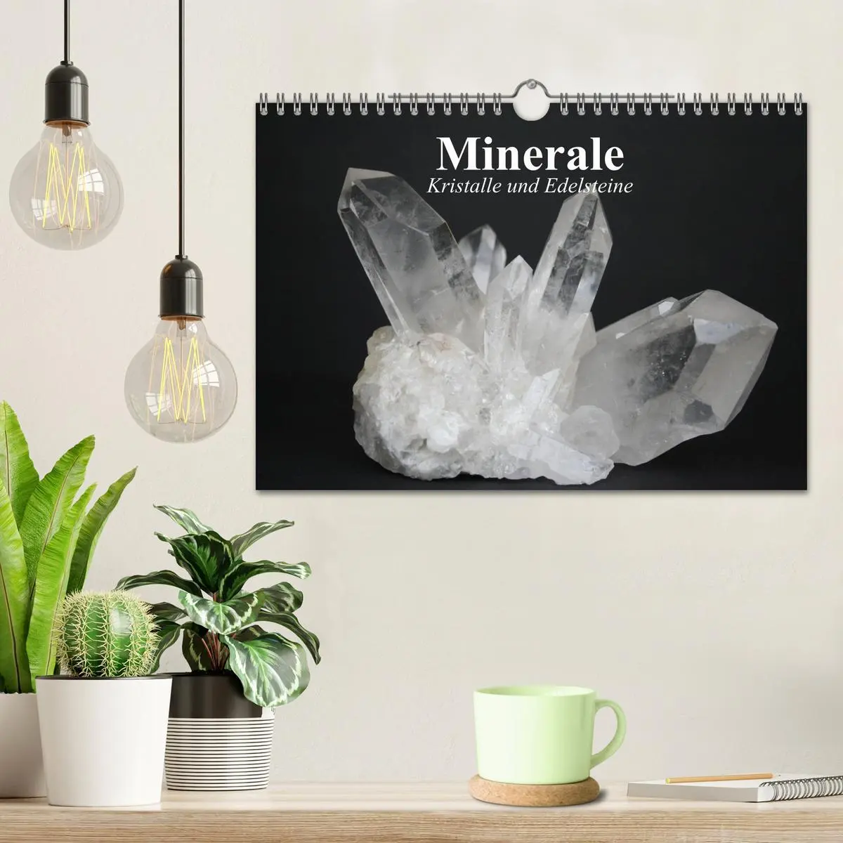 Bild: 9783457978788 | Minerale. Kristalle und Edelsteine (Wandkalender 2026 DIN A4 quer),...