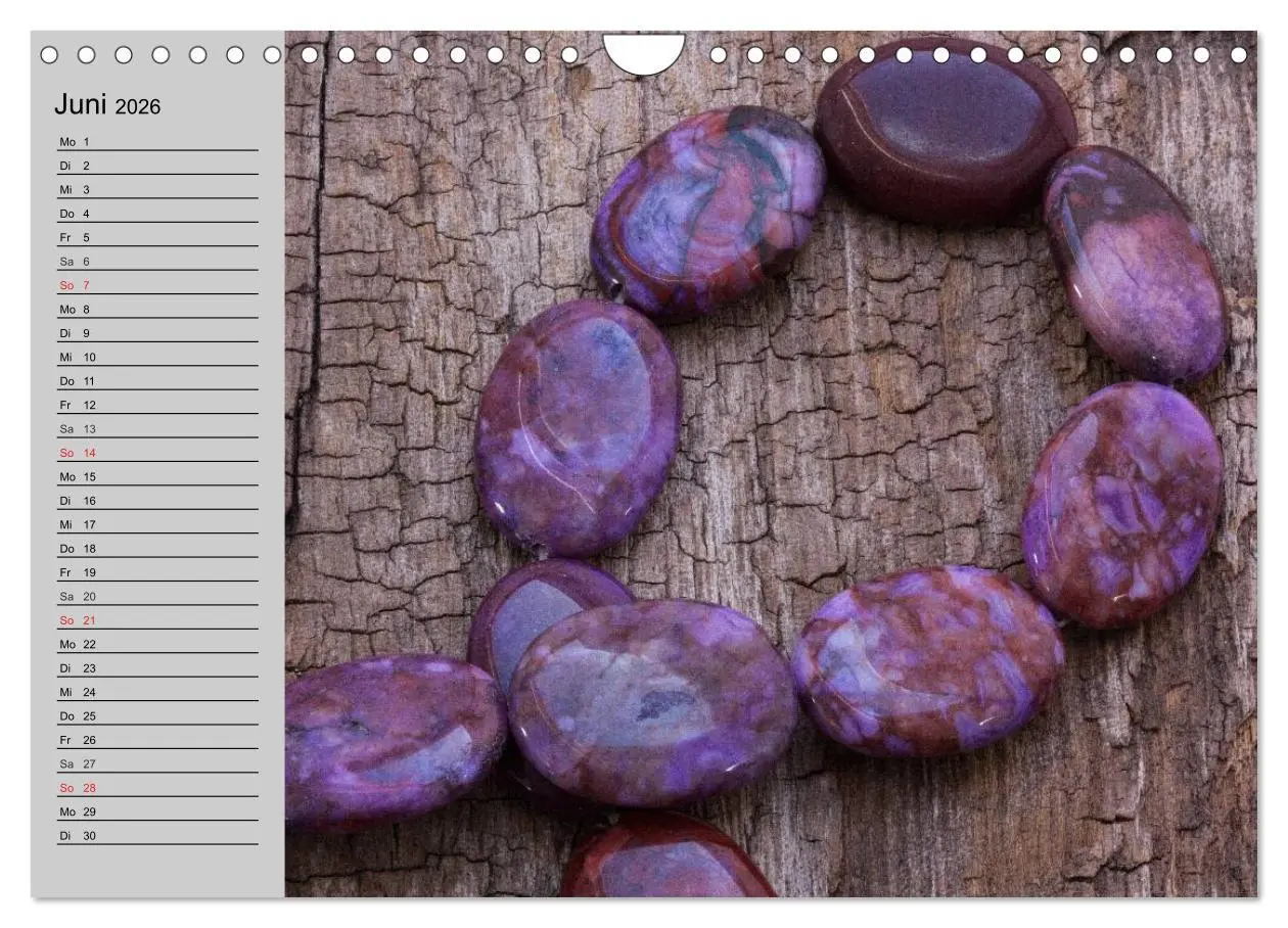 Bild: 9783457978788 | Minerale. Kristalle und Edelsteine (Wandkalender 2026 DIN A4 quer),...