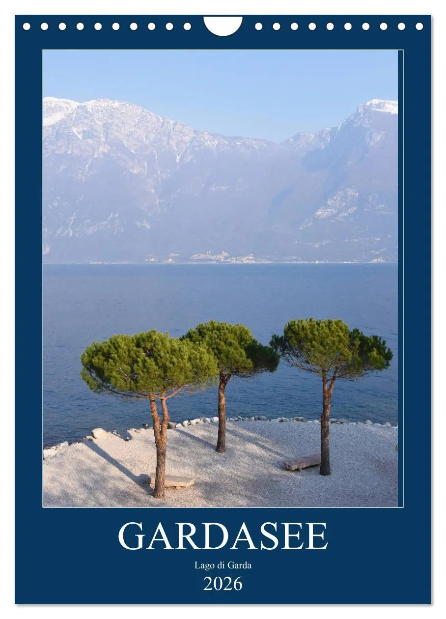 Cover: 9783516378788 | Eine zauberhafte Reise um den Gardasee (Wandkalender 2026 DIN A4...