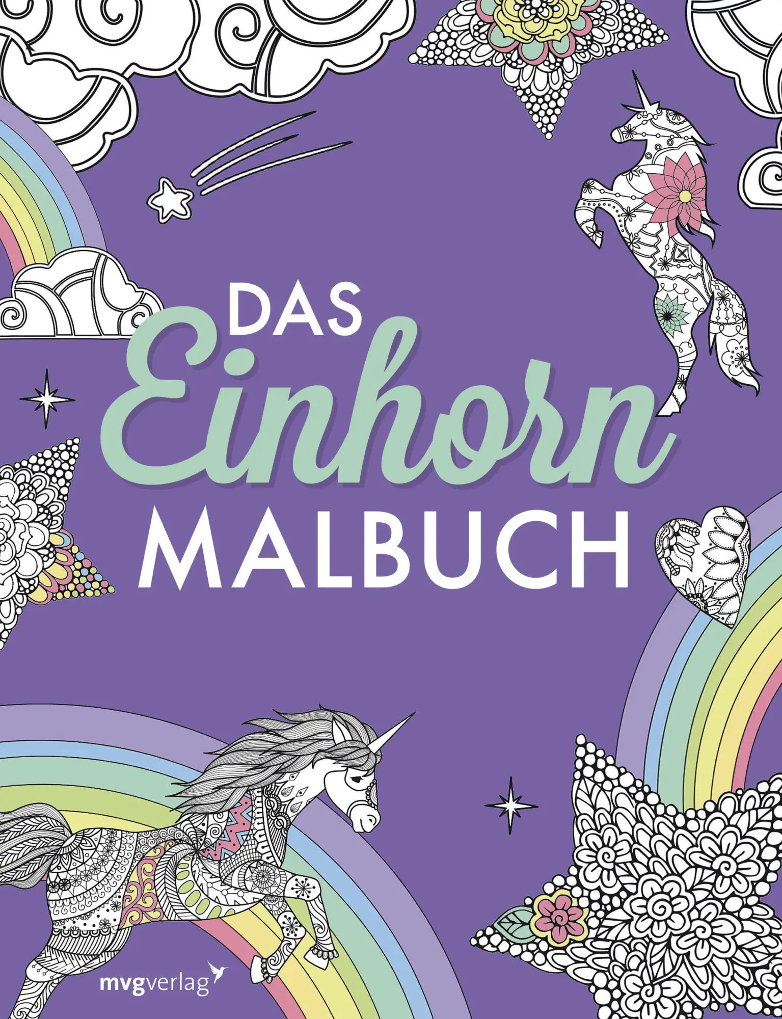 Cover: 9783868828788 | Das Einhorn-Malbuch: Ausmalbuch für Kinder und Erwachsene | mvg Verlag